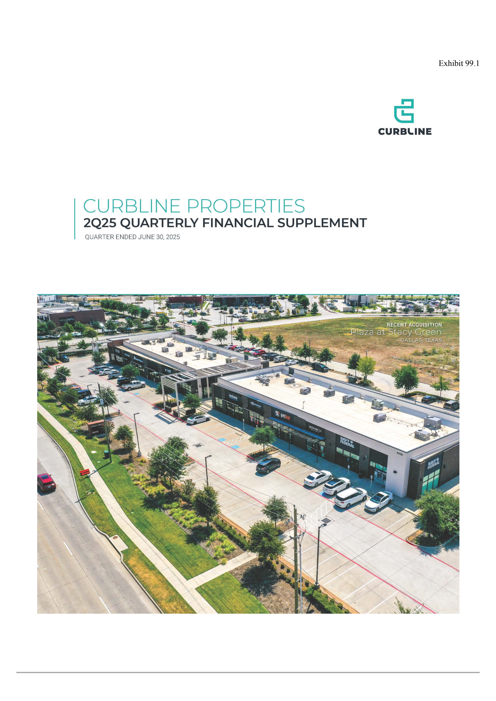 Curbline Properties' Q2 2025 Press Release