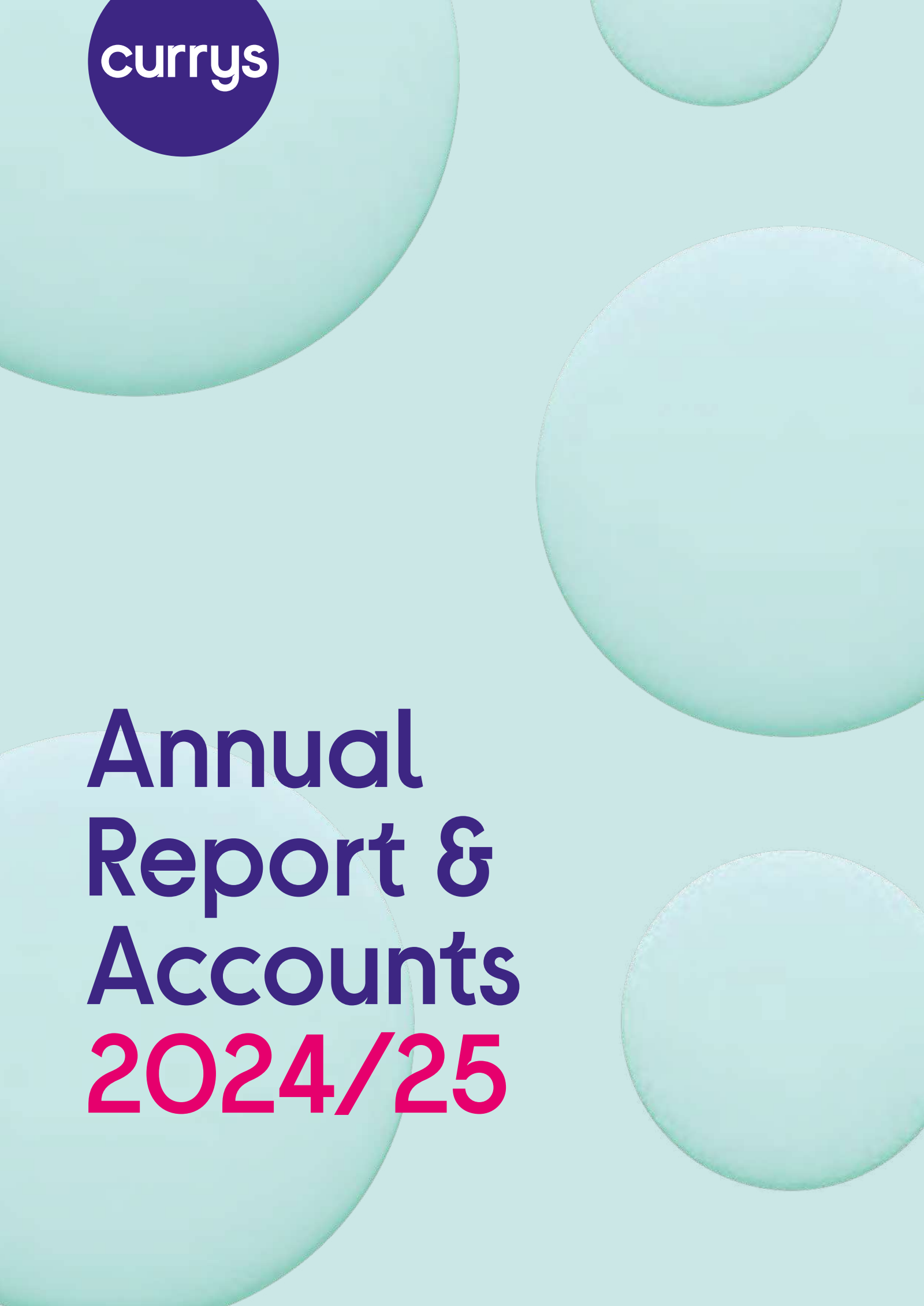 Currys' H2 2025 Annual report