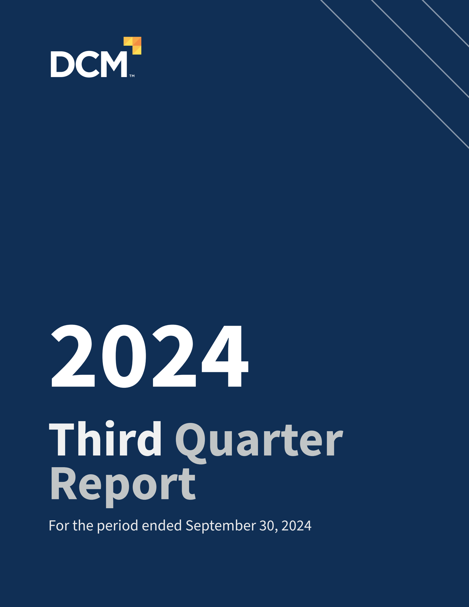 DATA Communications Management's Q3 2024 Interim report