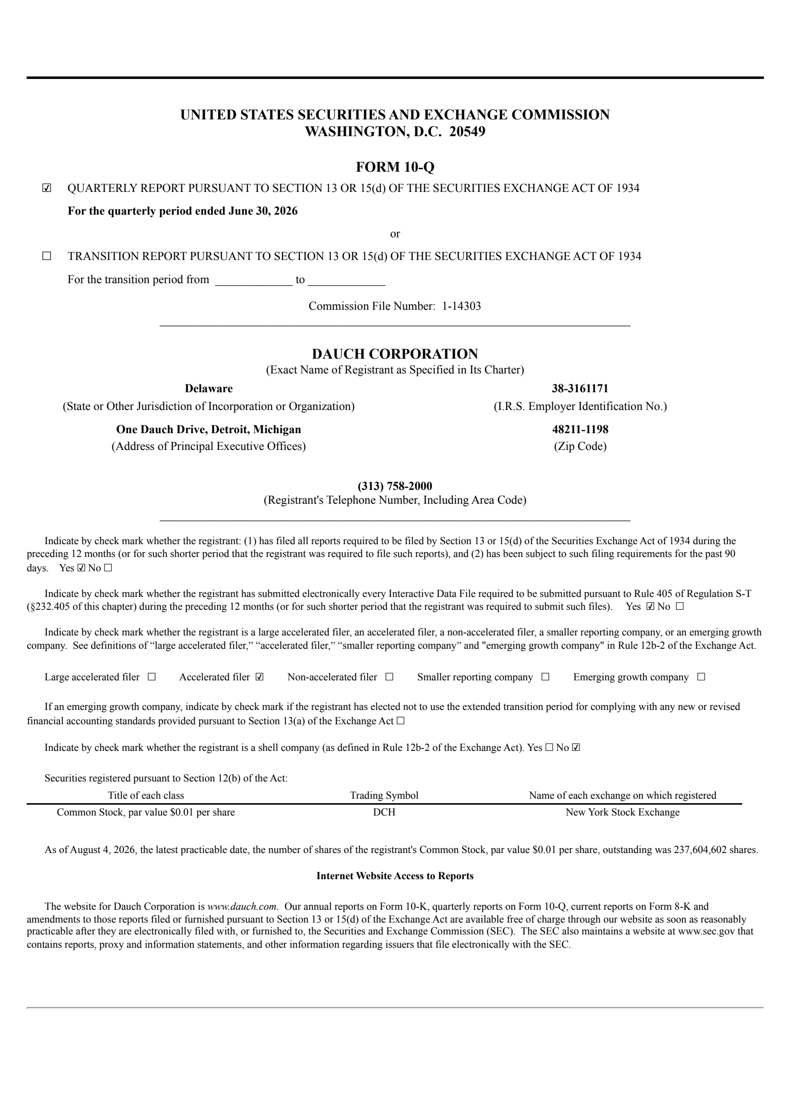 American Axle & Manufacturing's Q2 2026 Quarterly report