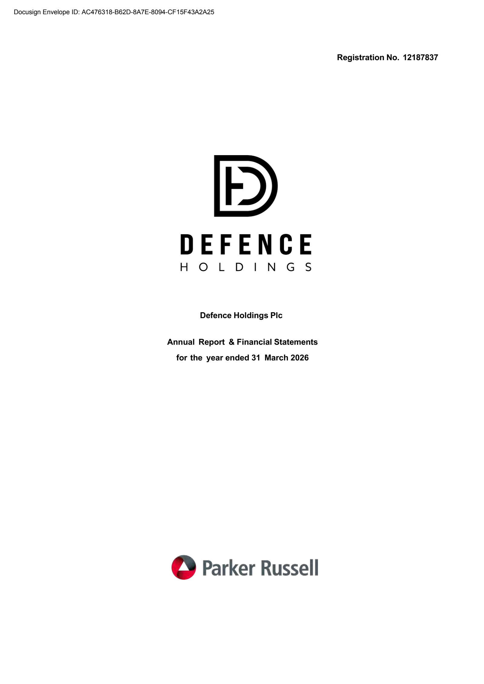 Defence's H2 2026 Annual report