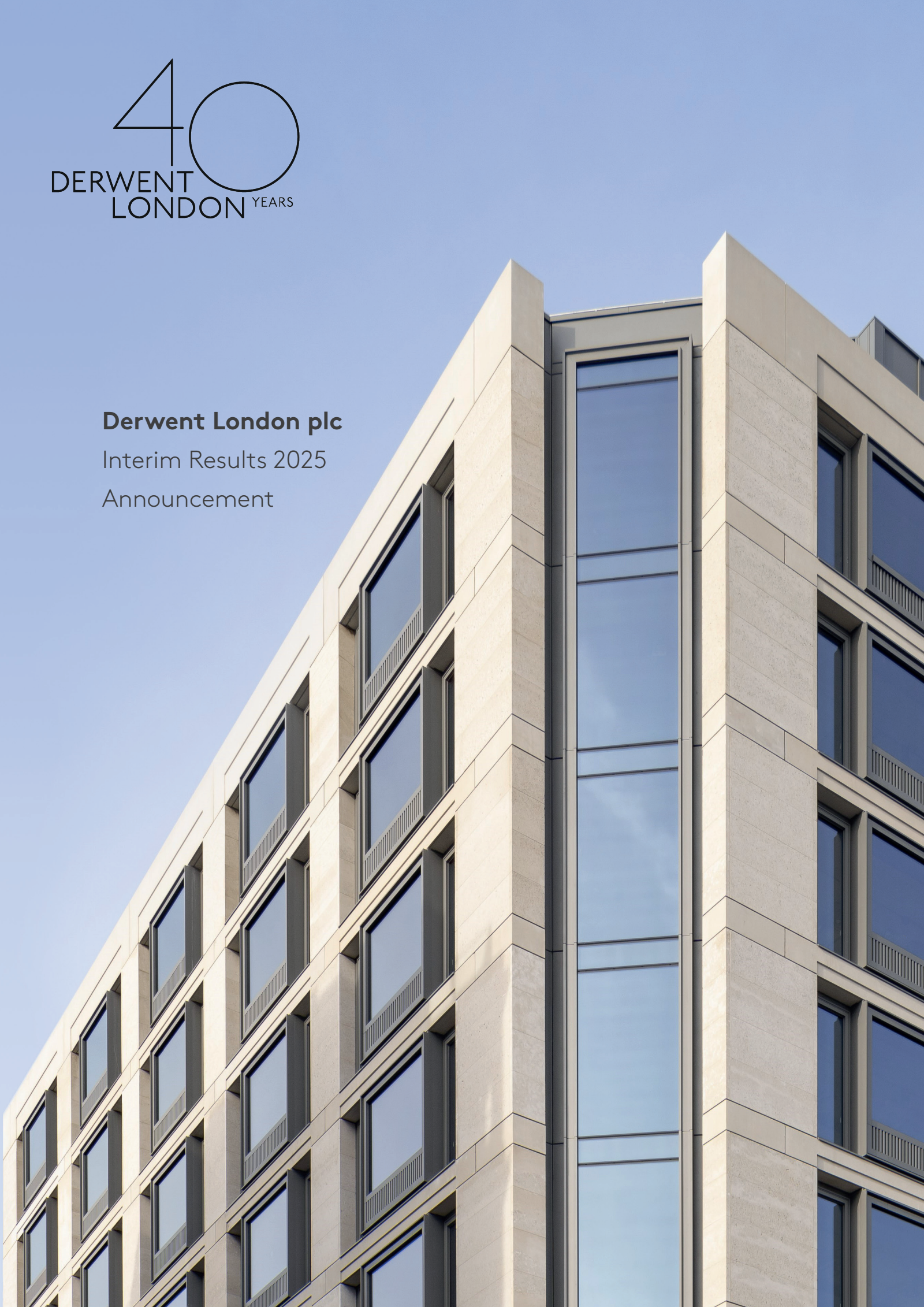 Derwent London's H1 2025 Interim report
