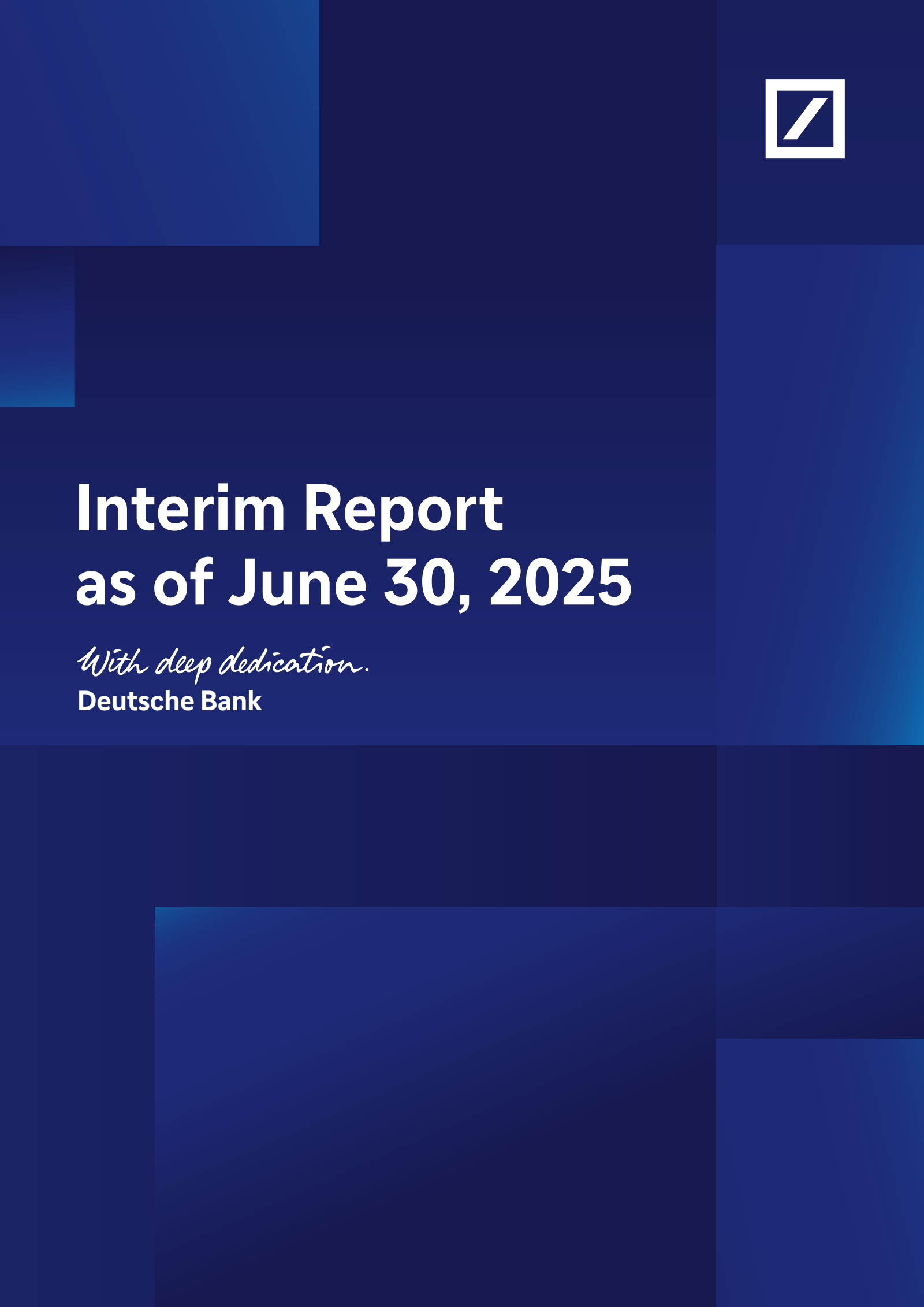Deutsche Bank Aktiengesellschaft's Q2 2025 Pre Recorded Interim report