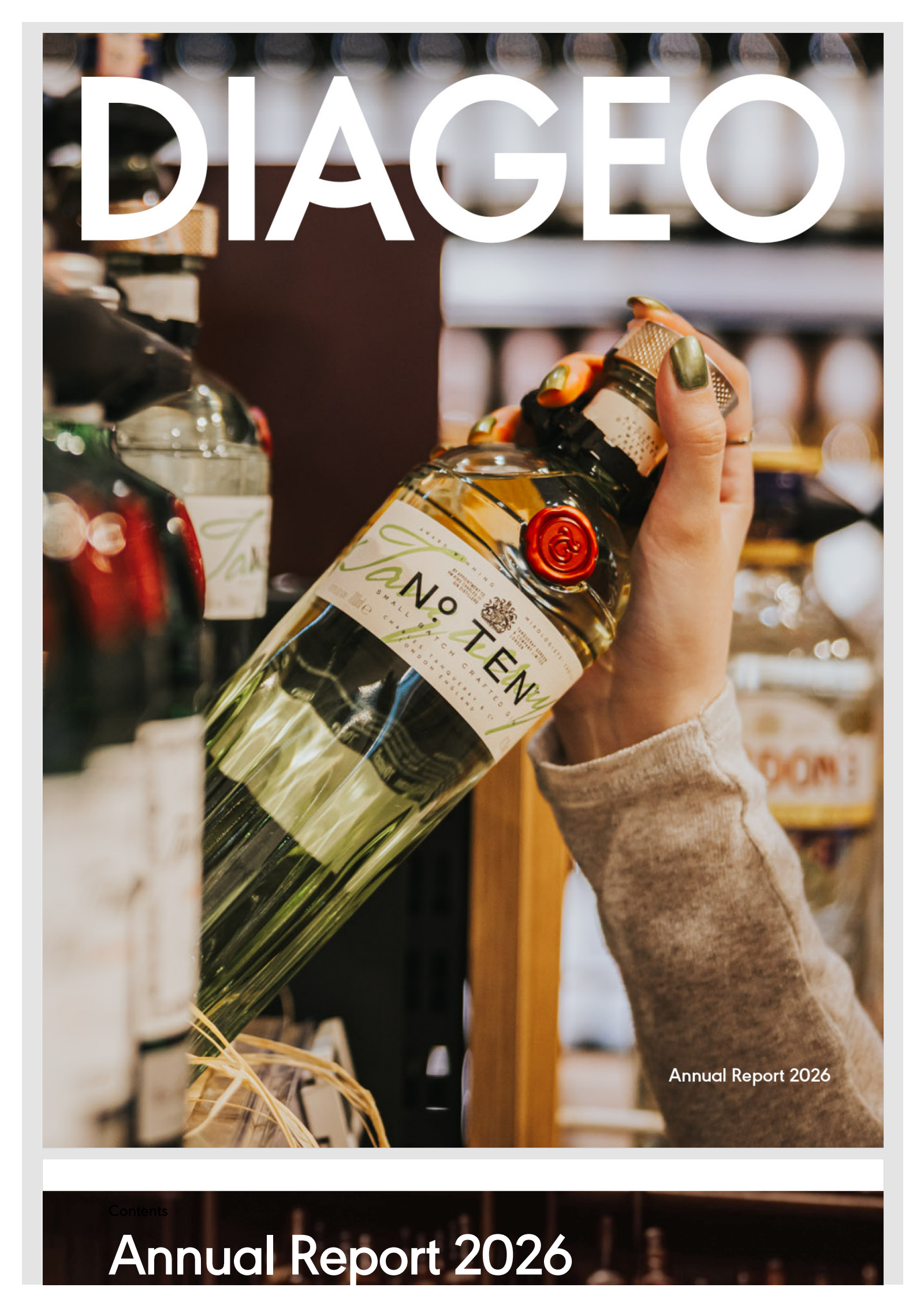 Diageo's H2 2026 Annual report