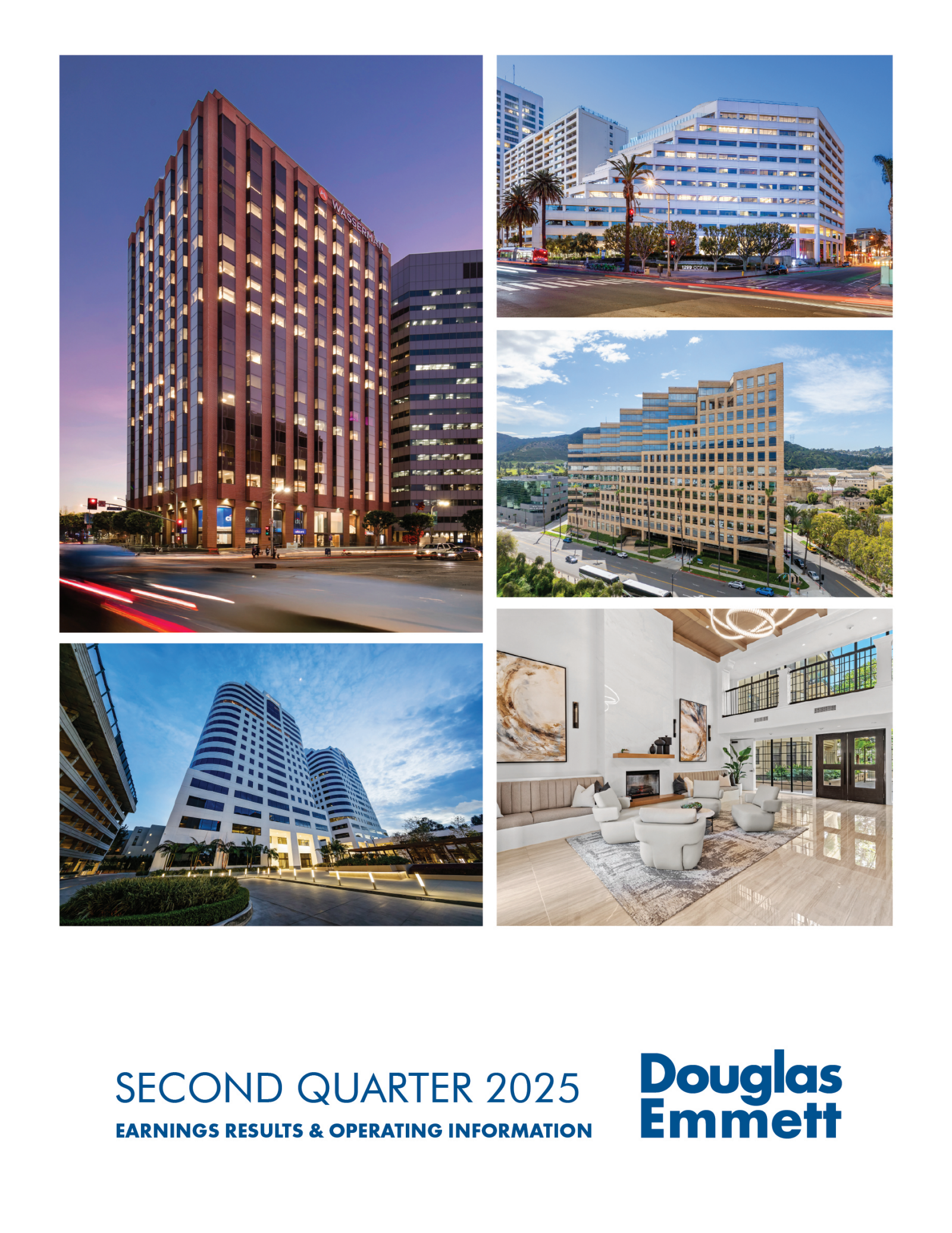 Douglas Emmett's Q2 2025 Press Release