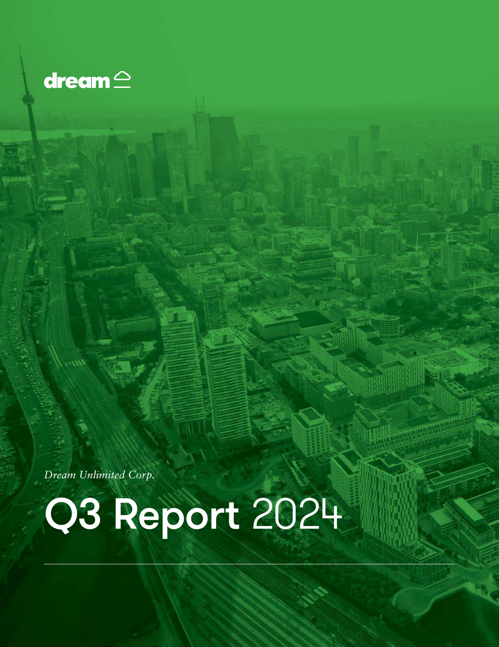 Dream Unlimited's Q3 2024 Interim report