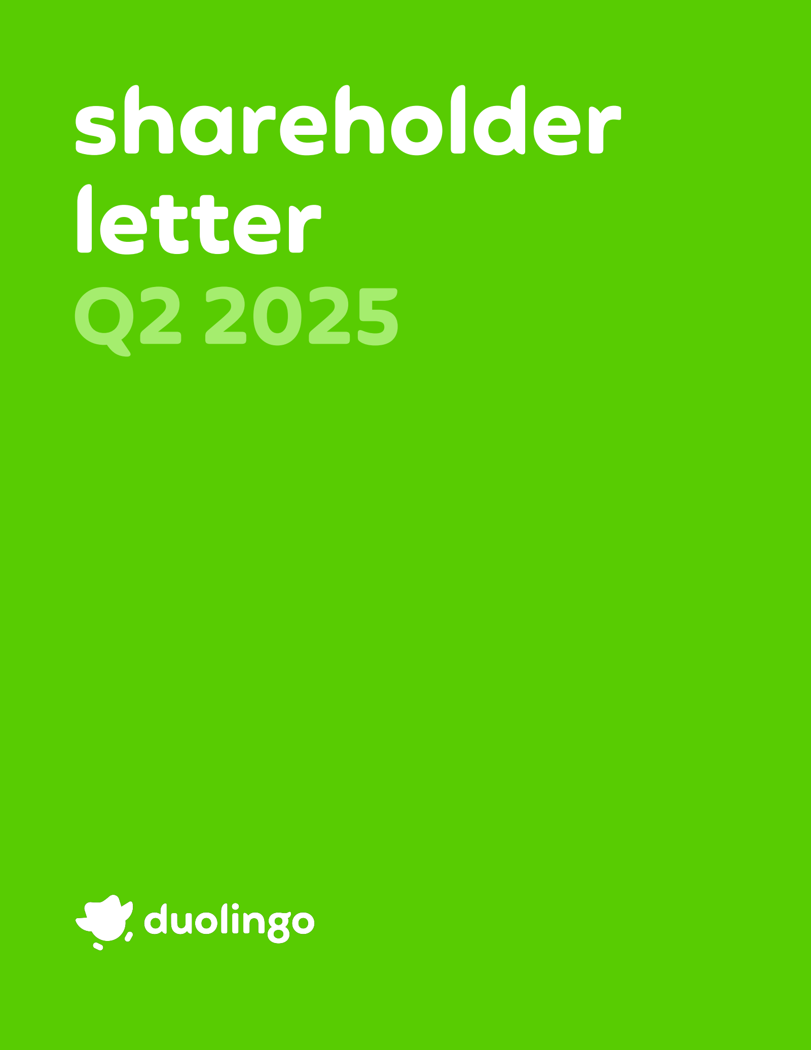Duolingo's Q2 2025 Press Release