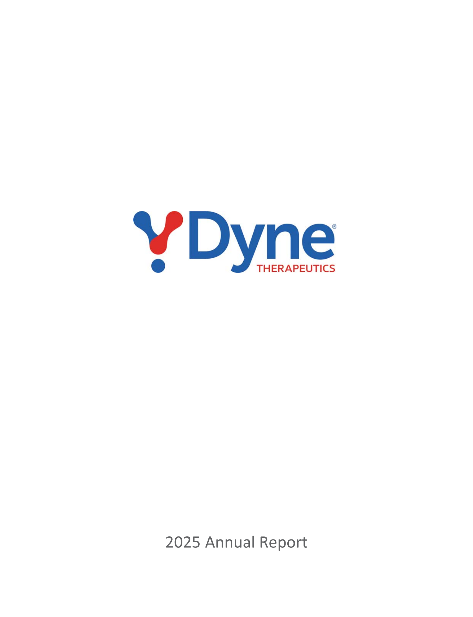 Dyne Therapeutics' Q4 2025 Annual report