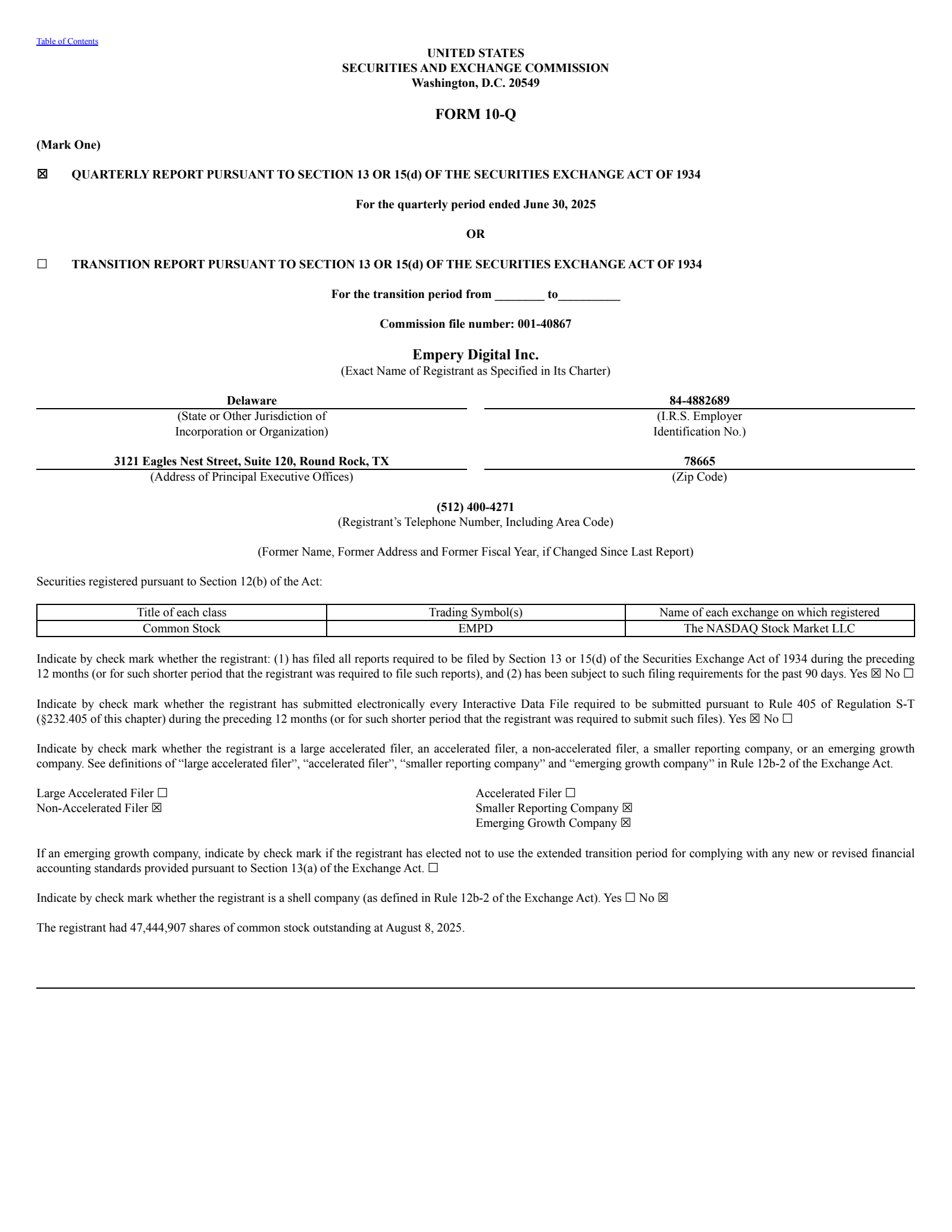 Volcon's Q2 2025 Quarterly report