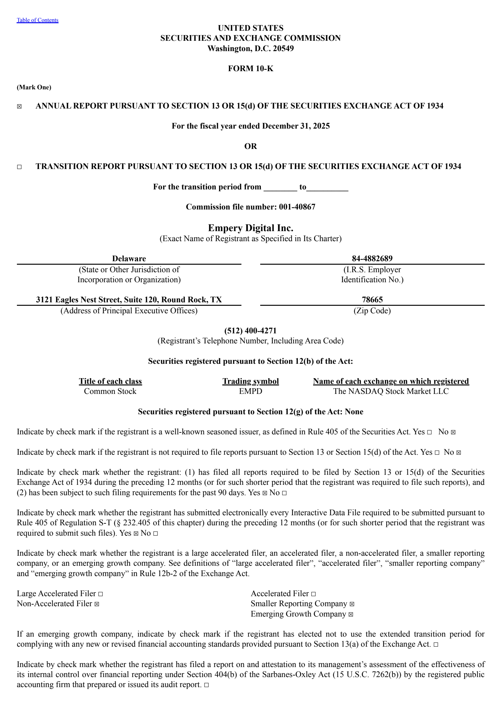 Volcon's Q4 2025 Annual report