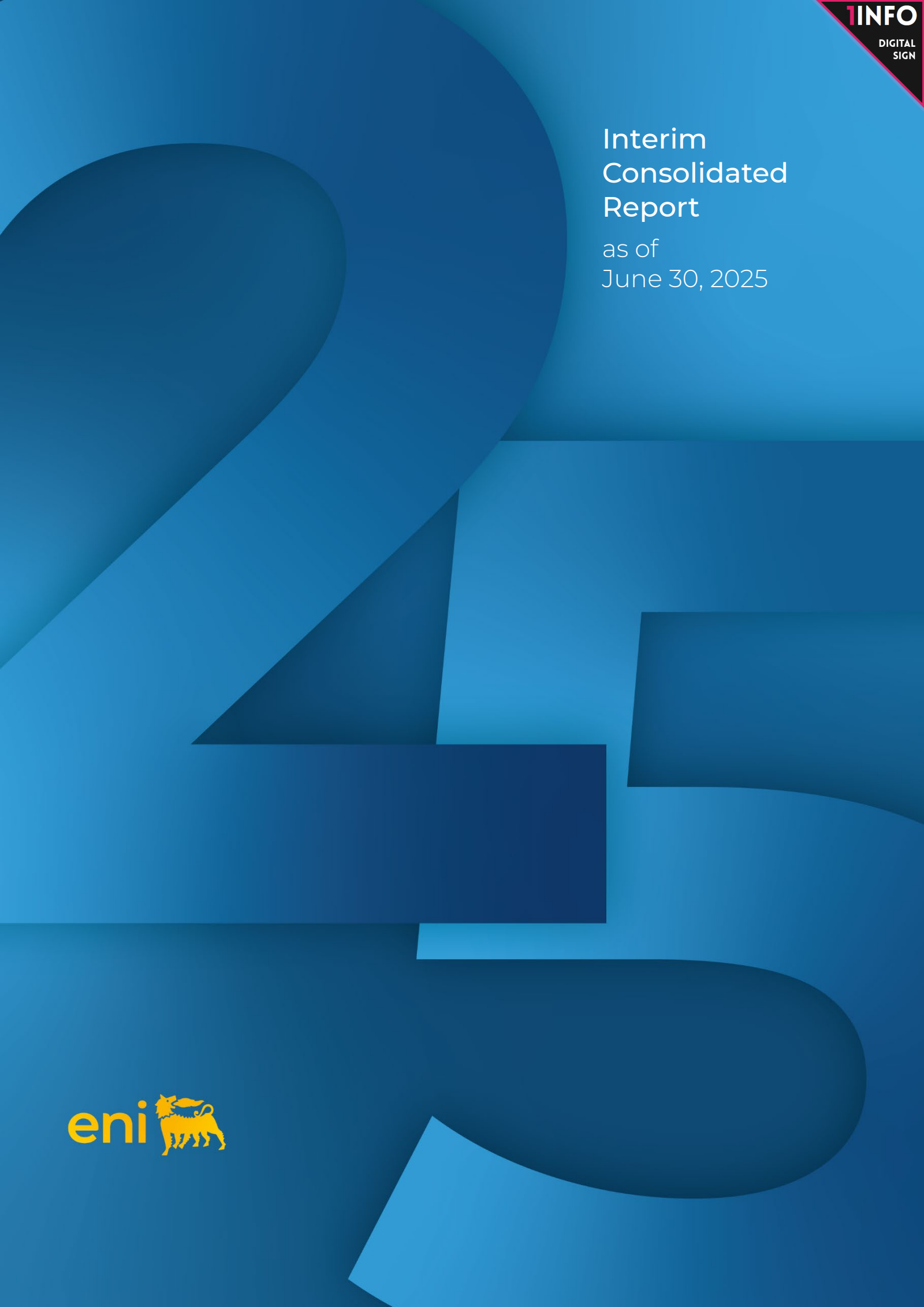 ENI's Q2 2025 Interim report