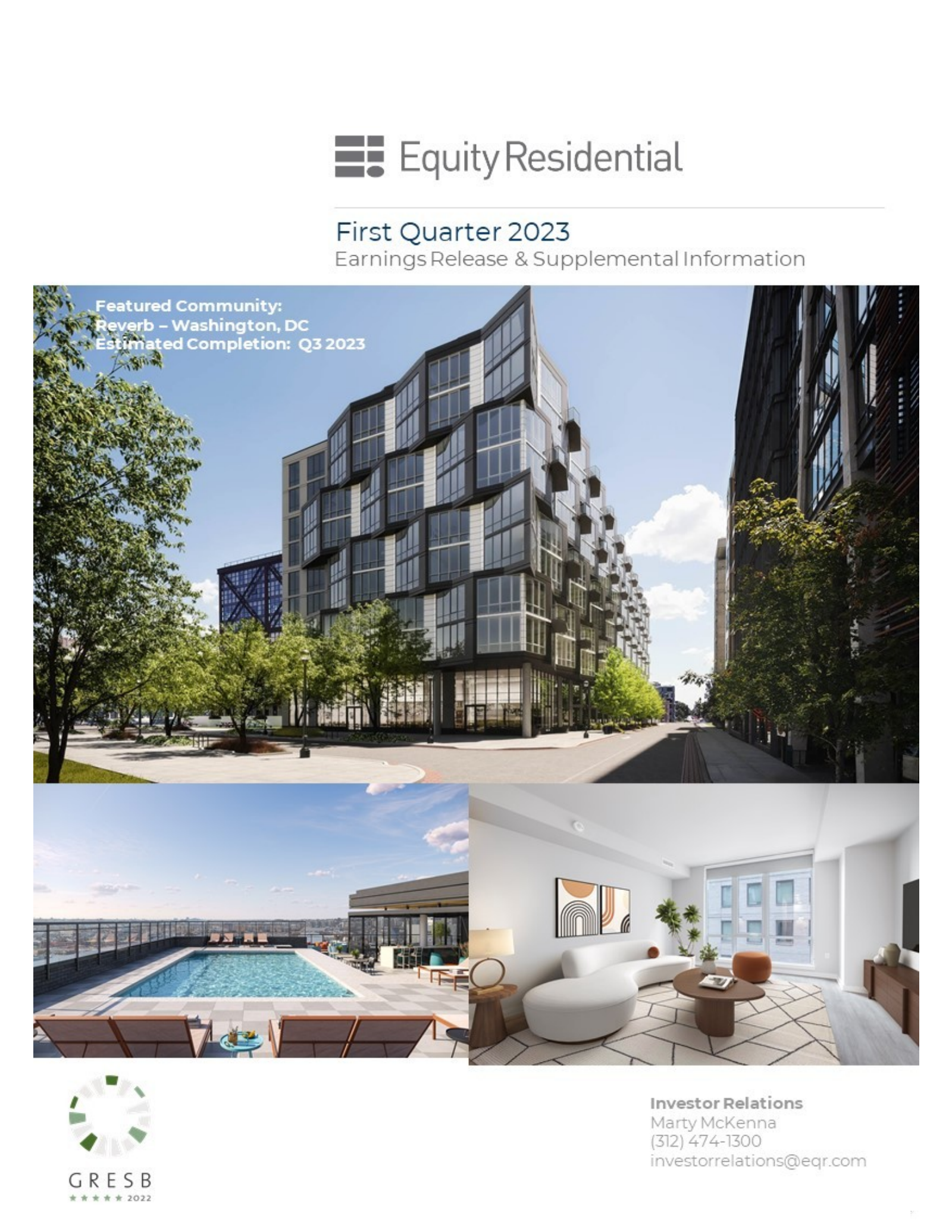 Equity Residential's Q1 2023 Earnings Release