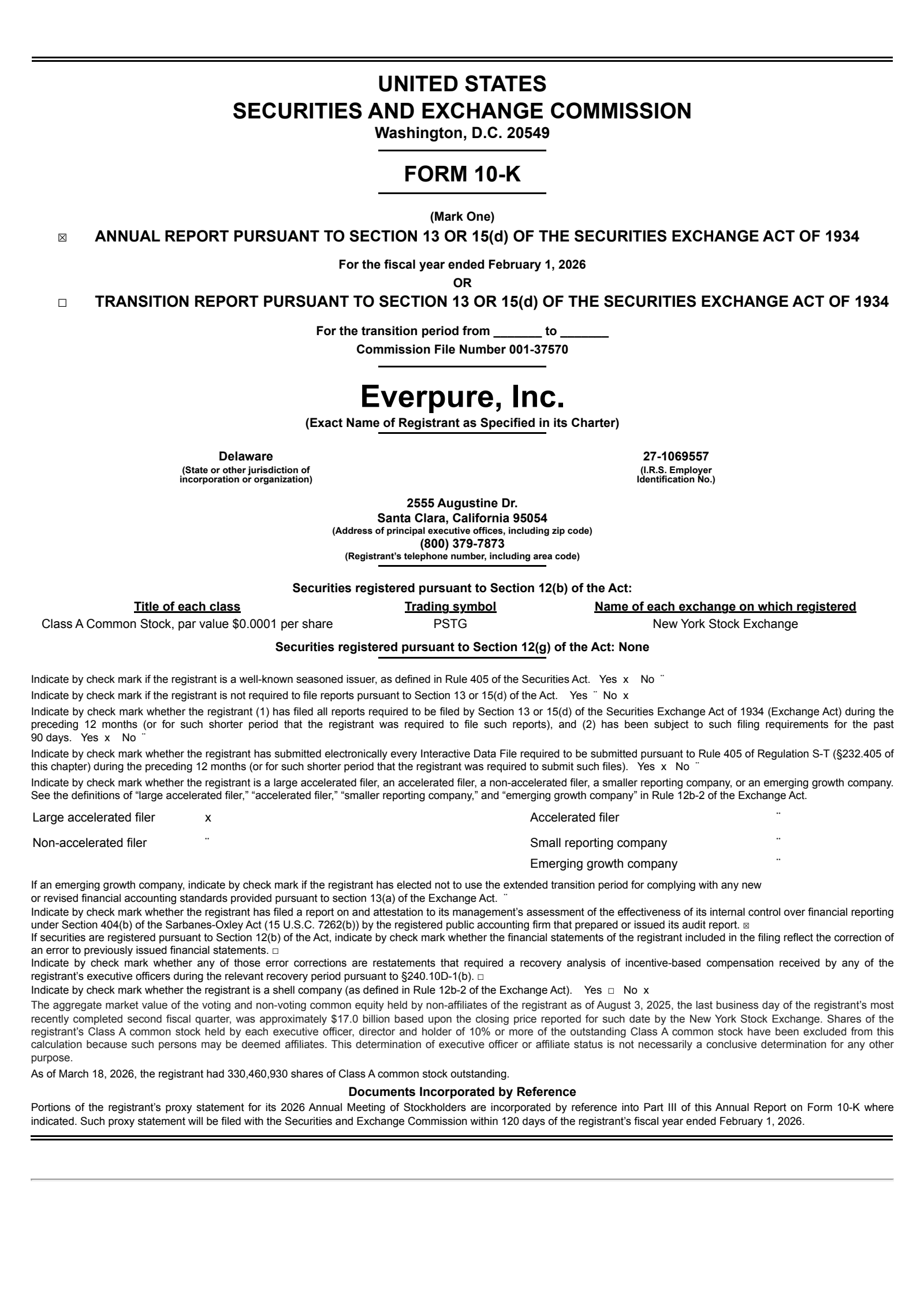 Everpure's Q4 2026 Annual report