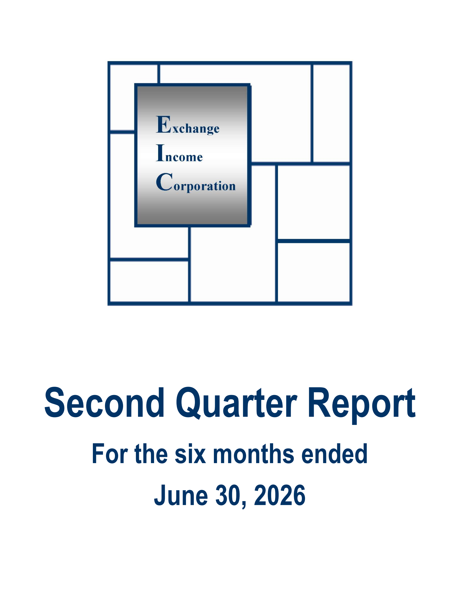 Exchange Income's Q2 2026 Interim report