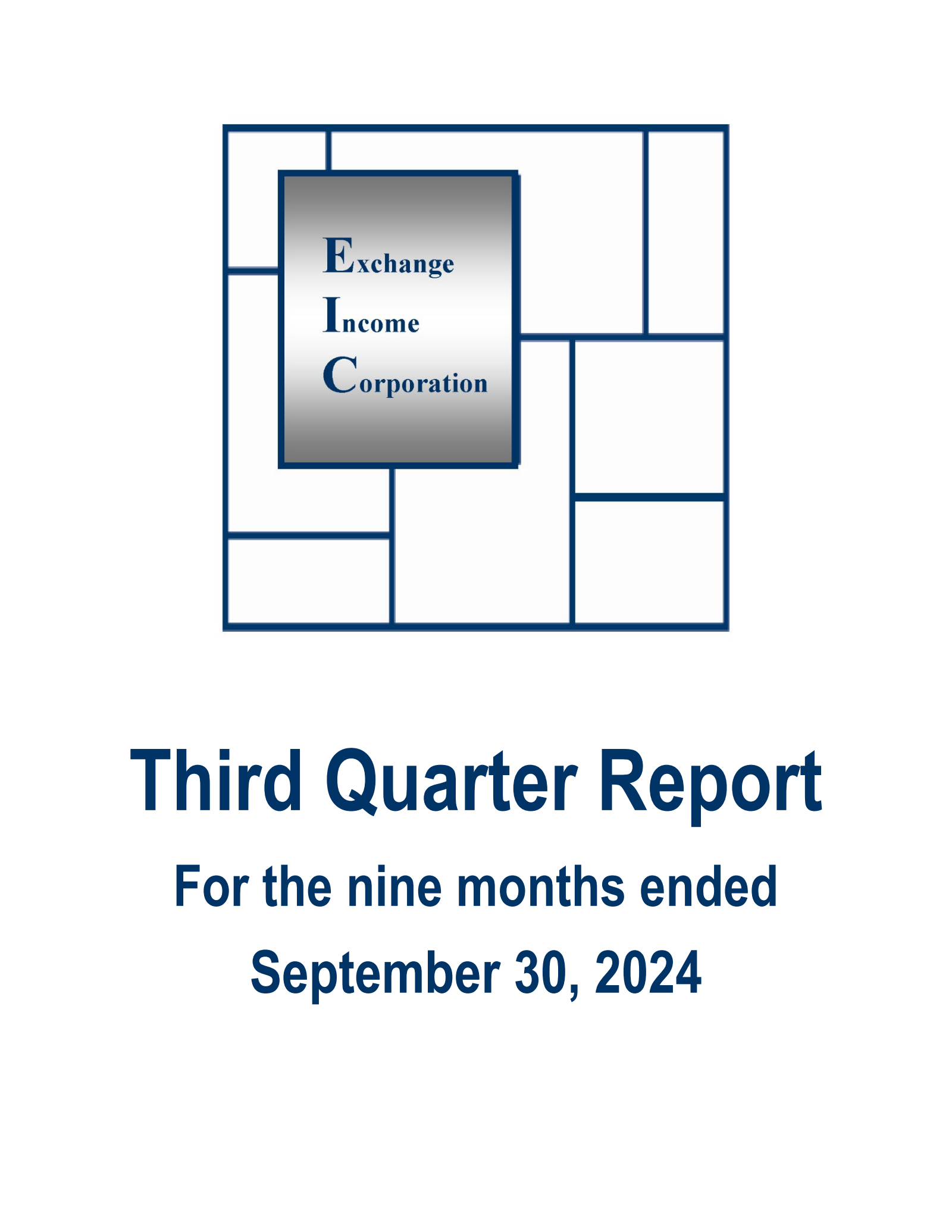 Exchange Income EIF Q3 2024 Earnings Report on 11/7/2024
