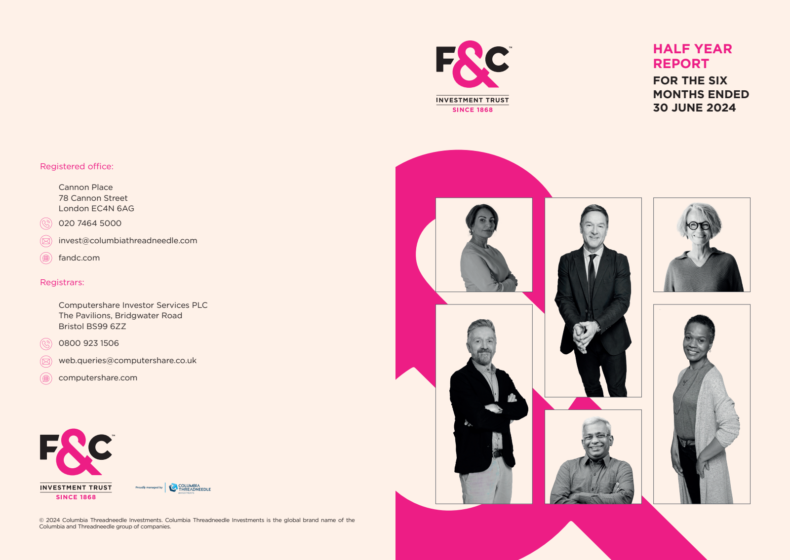 F&C Investment Trust's H1 2024 Interim report