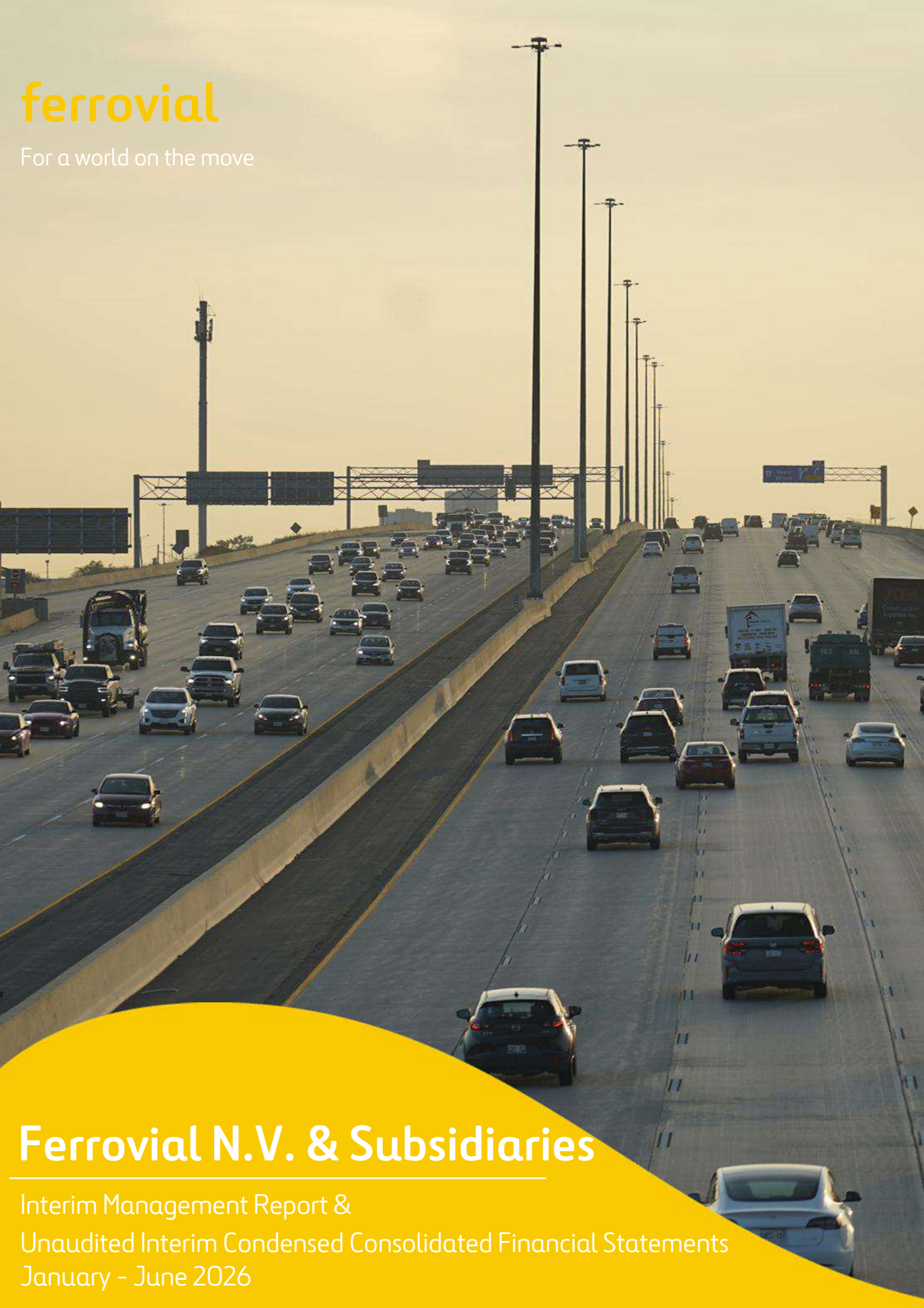 Ferrovial's Q2 2026 Interim report