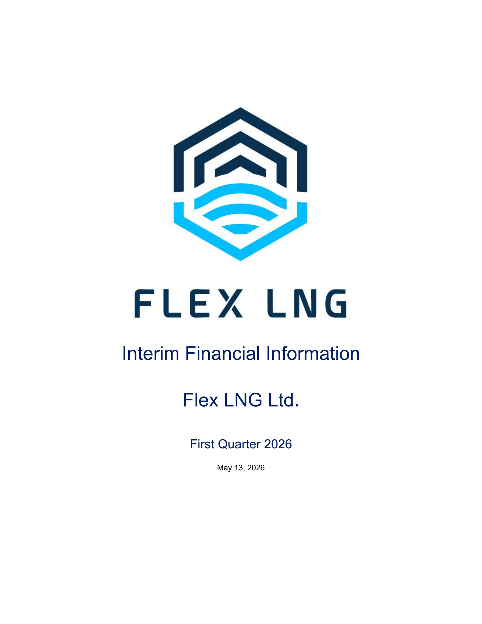 Flex LNG's Q1 2026 Interim report
