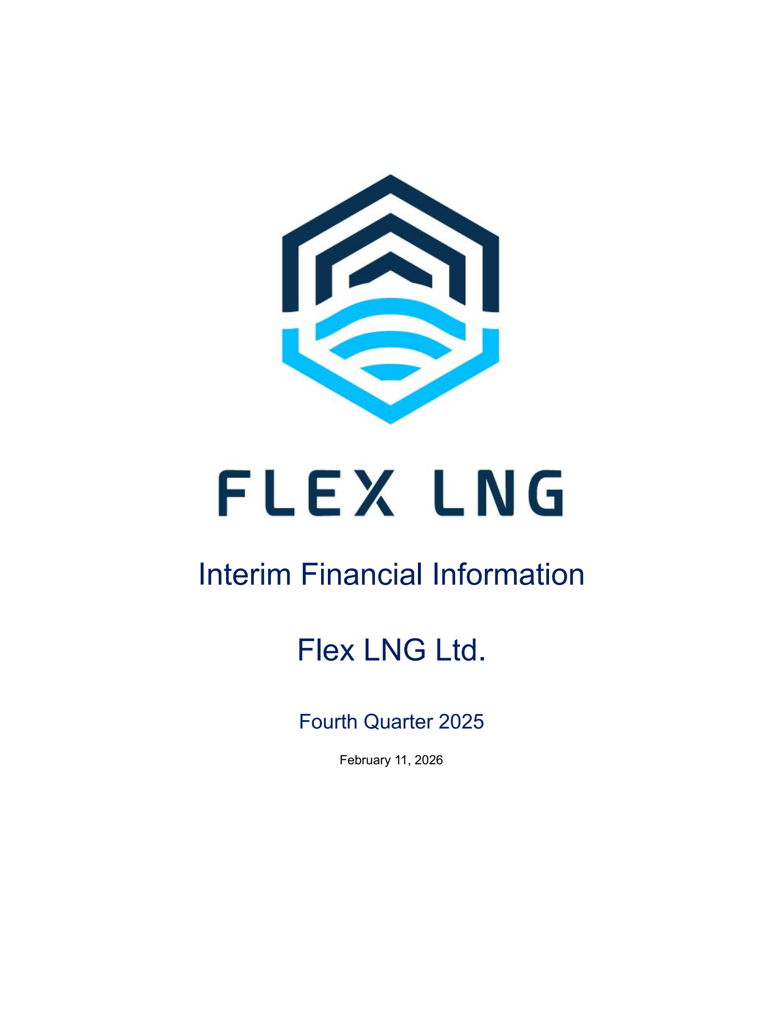 Flex LNG's Q4 2025 Interim report