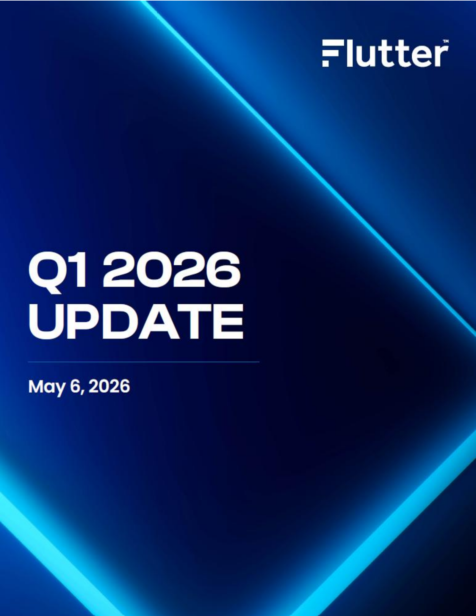 Flutter Entertainment's Q1 2026 Press Release
