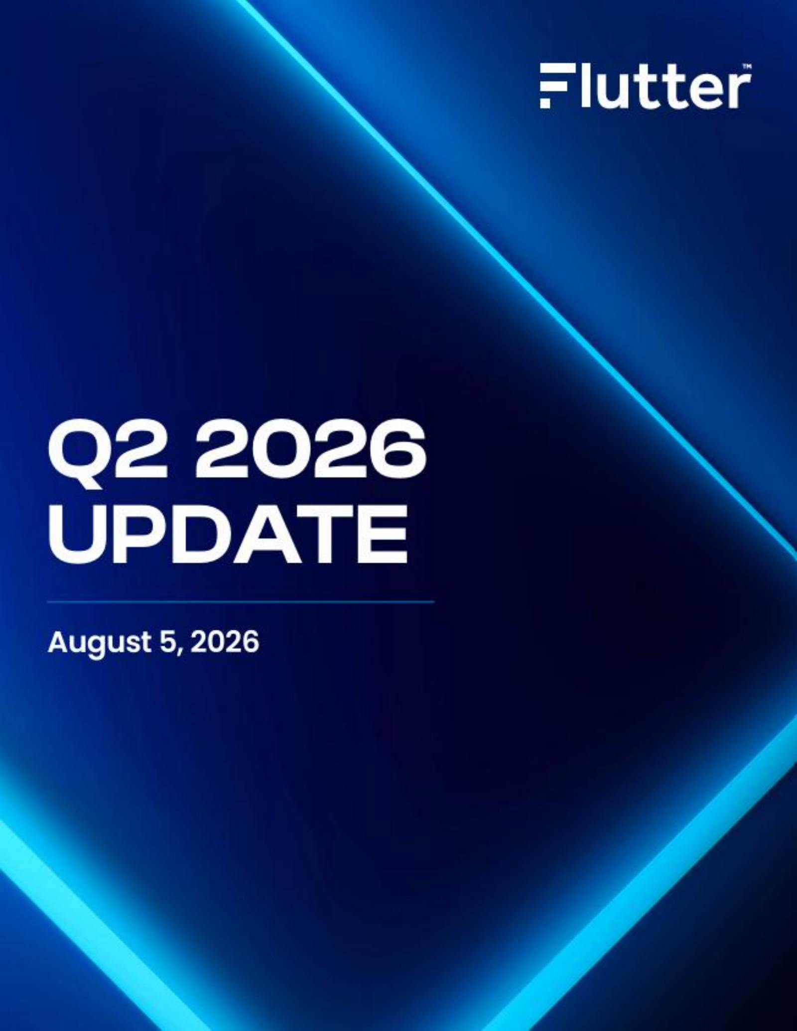 Flutter Entertainment's Q2 2026 Press Release