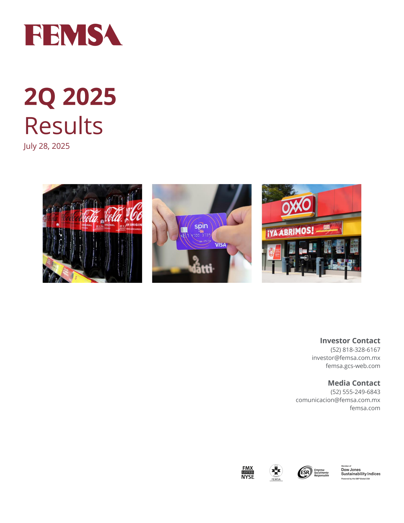 Fomento Economico Mexicano's Q2 2025 Press Release