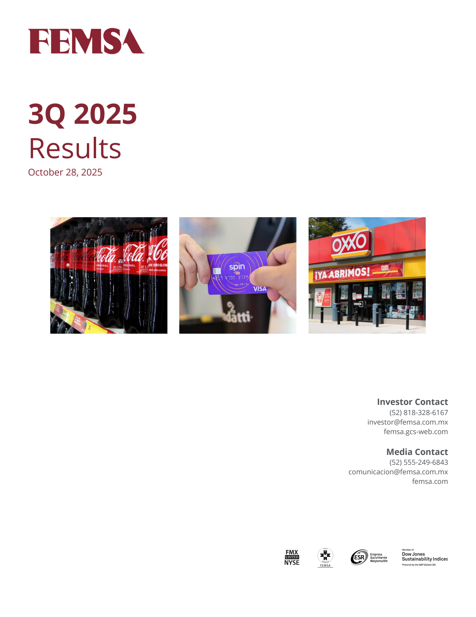 Fomento Economico Mexicano's Q3 2025 Earnings Release