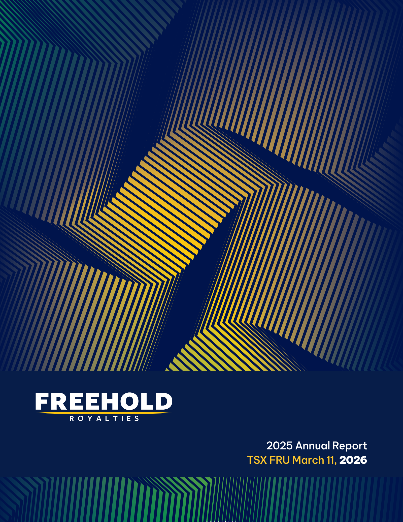 Freehold Royalties' Q4 2025 Annual report