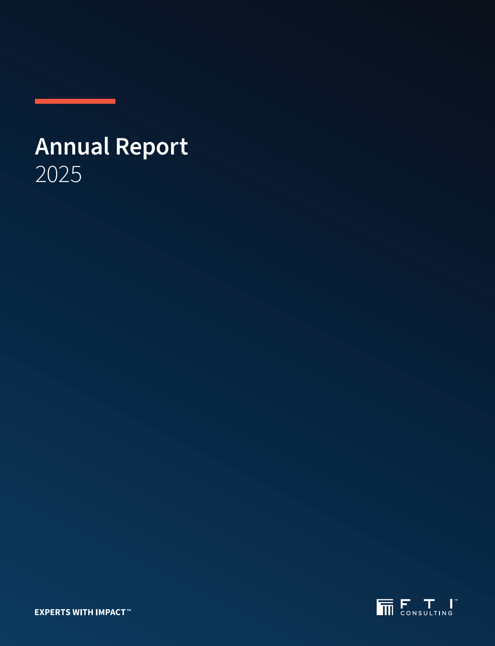 FTI Consulting's Q4 2025 Annual report