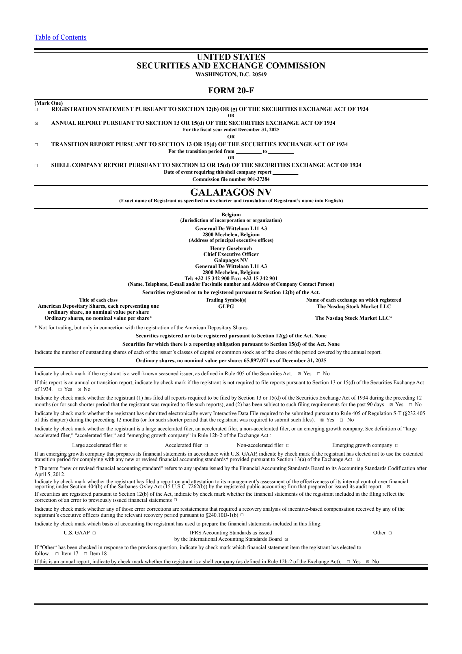 Lakefront Biotherapeutics American Depositary Shares' Q4 2025 Annual report