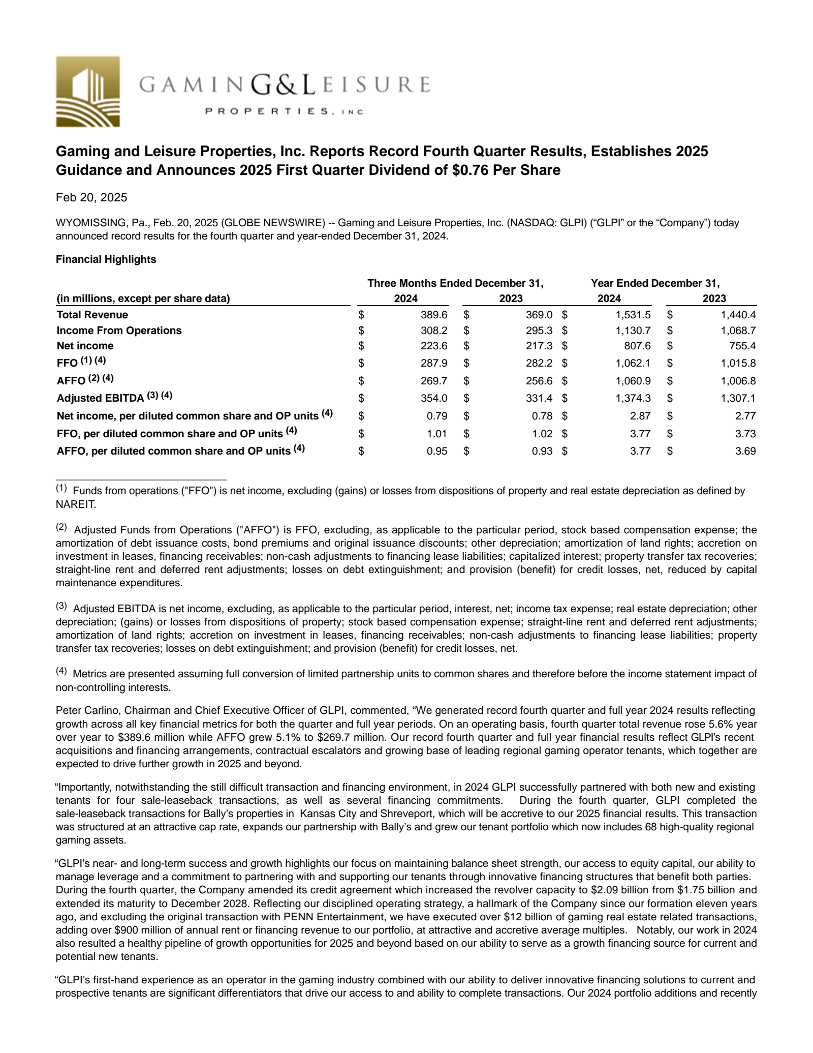 ExlService's Q4 2024 Press Release