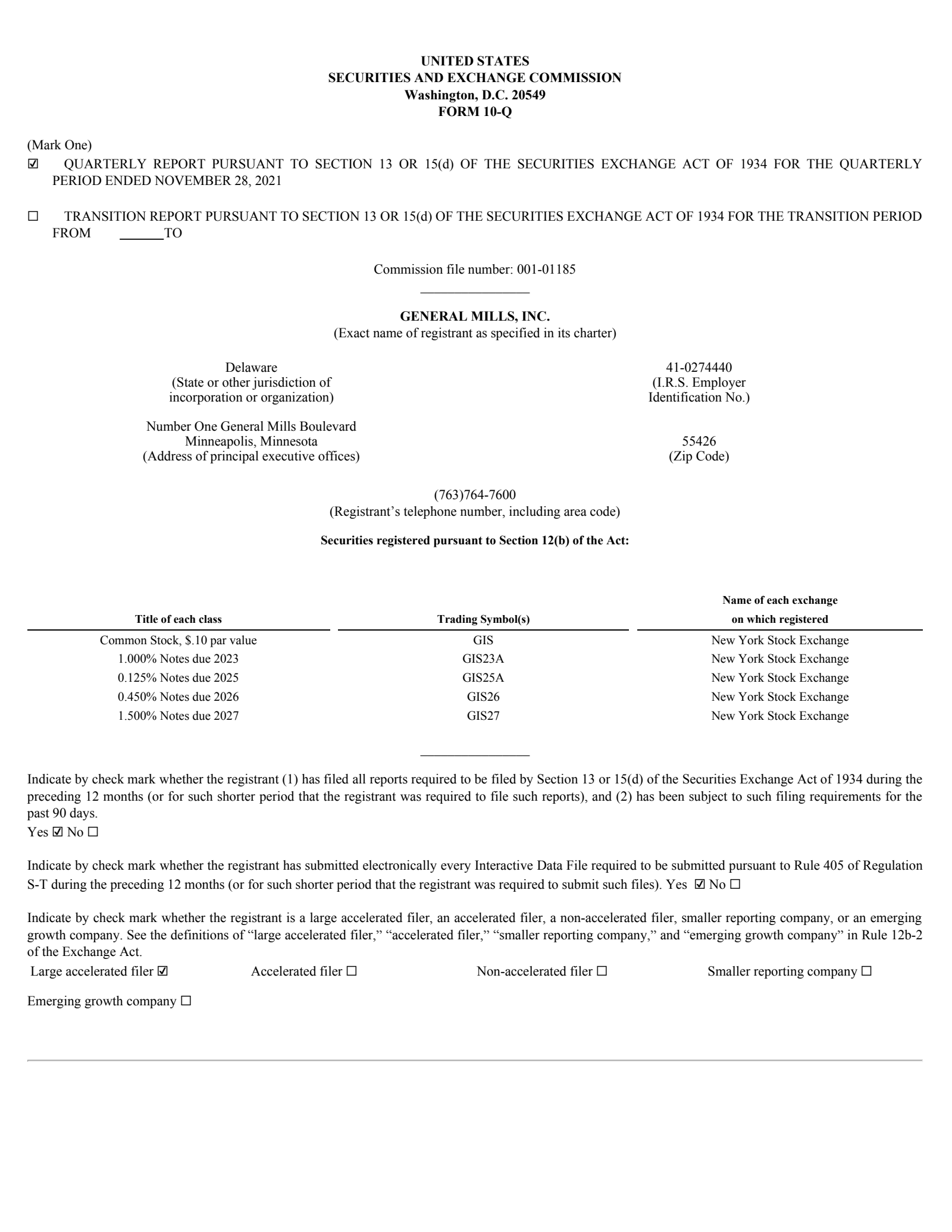 GIS Q2 2022 Prepared Remarks Earnings Report on 12/21/2021