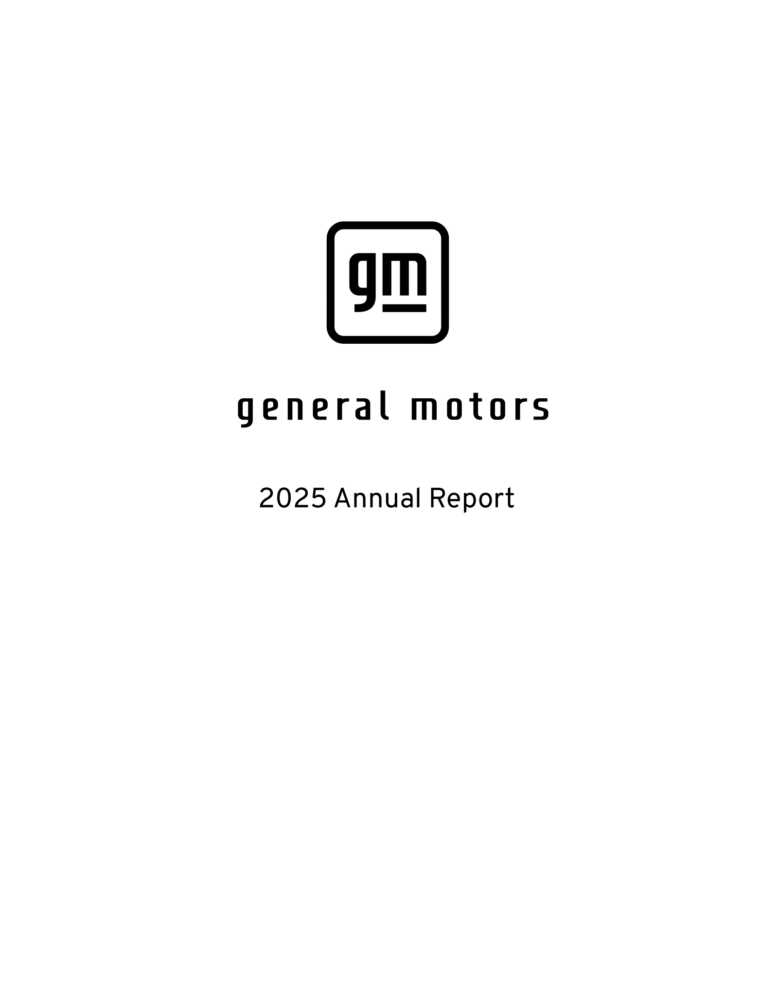 General Motors' Q4 2025 Annual report