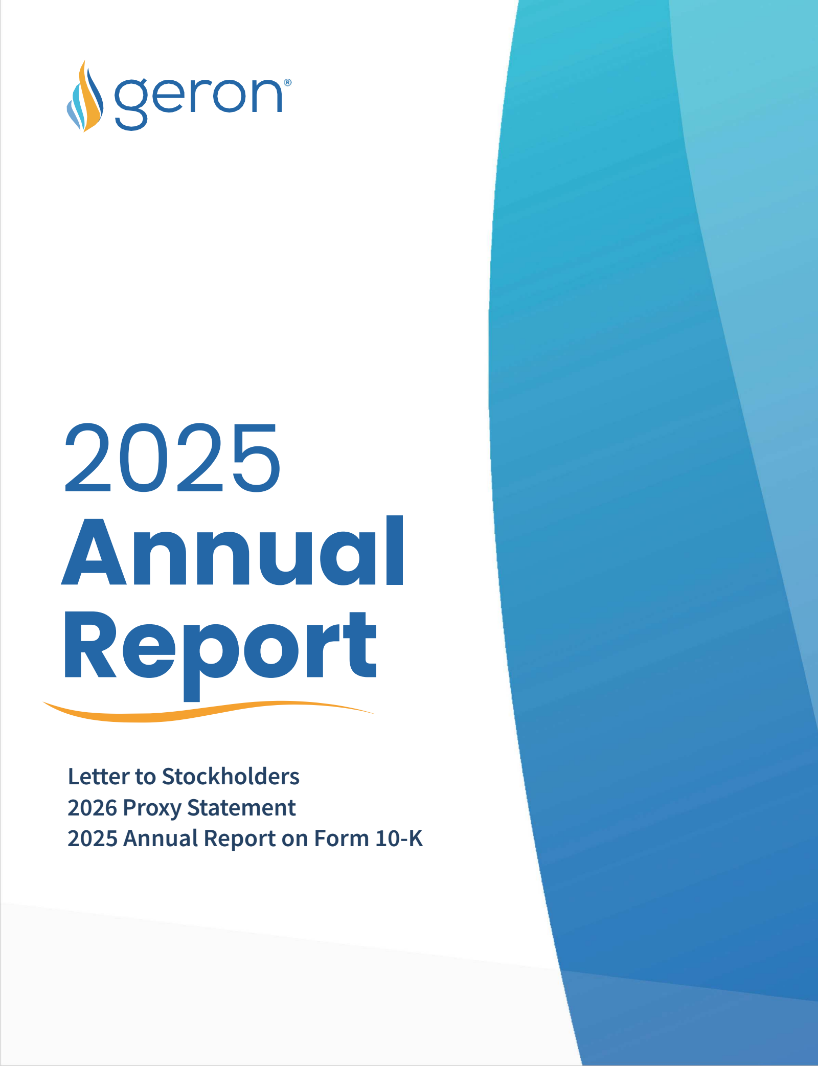 Geron's Q4 2025 Annual report