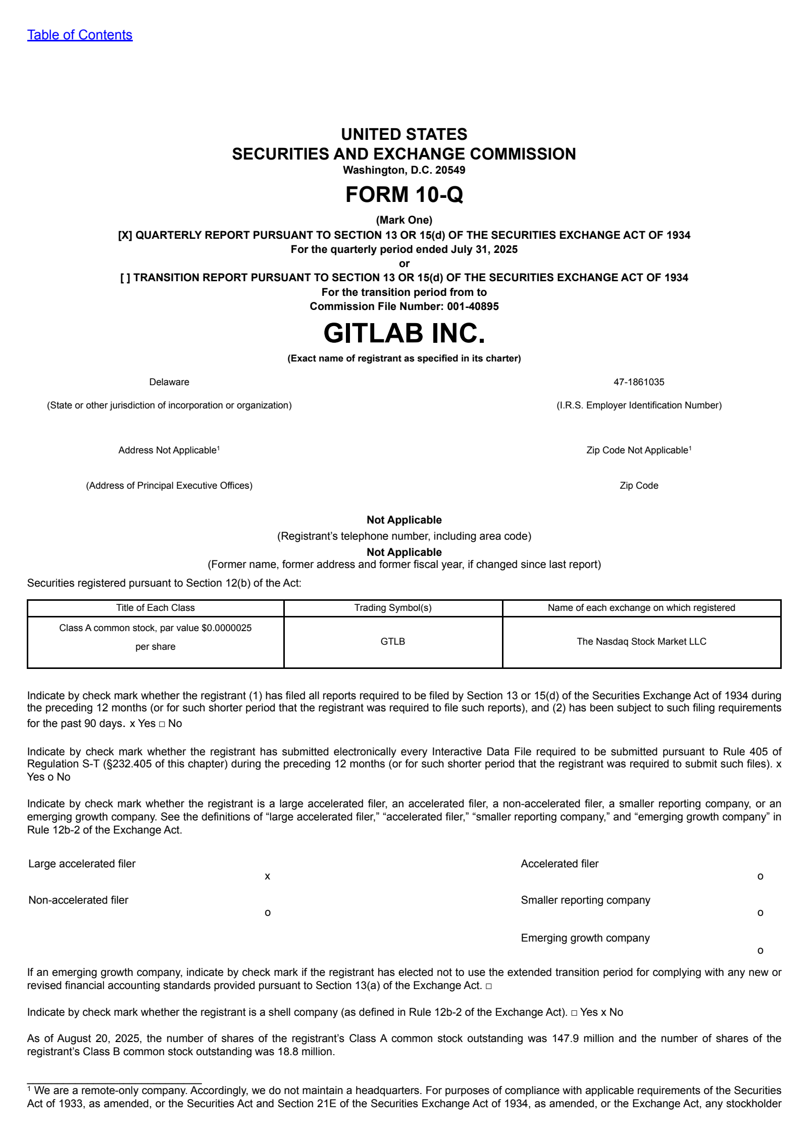 GitLab's Q2 2026 Quarterly report