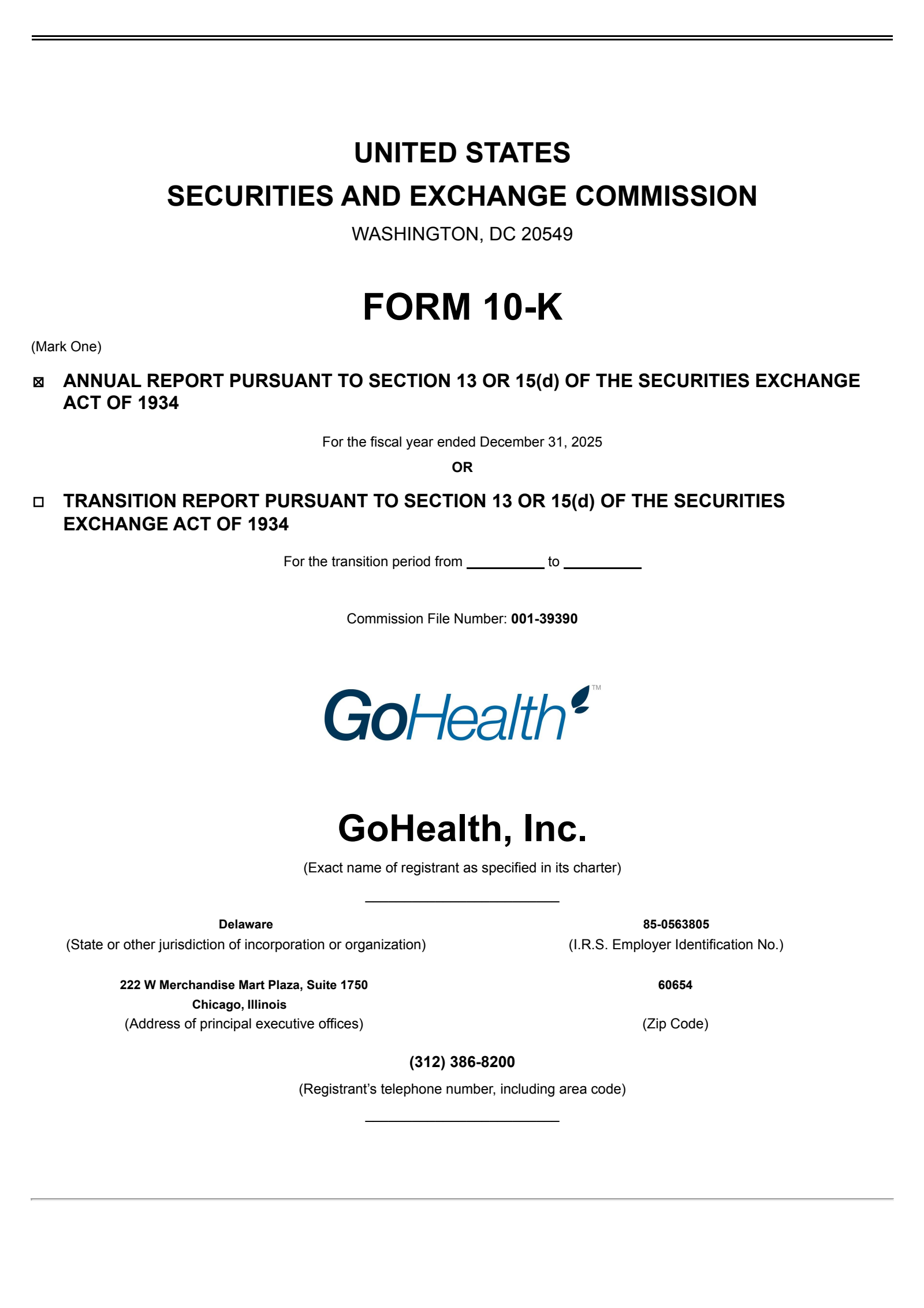 GoHealth's Q4 2025 Annual report