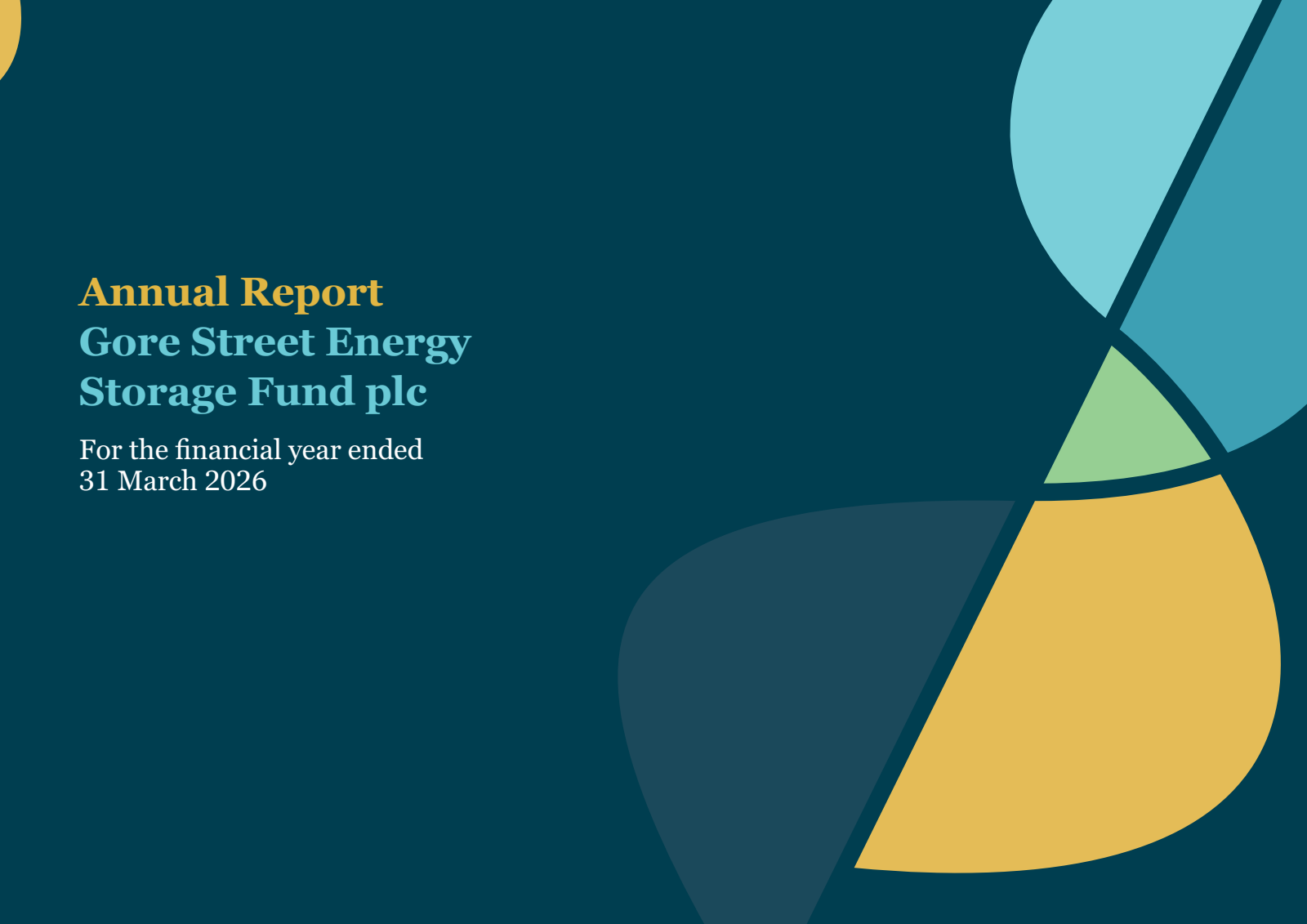 Gore Street Energy Storage Fund's H2 2026 Annual report