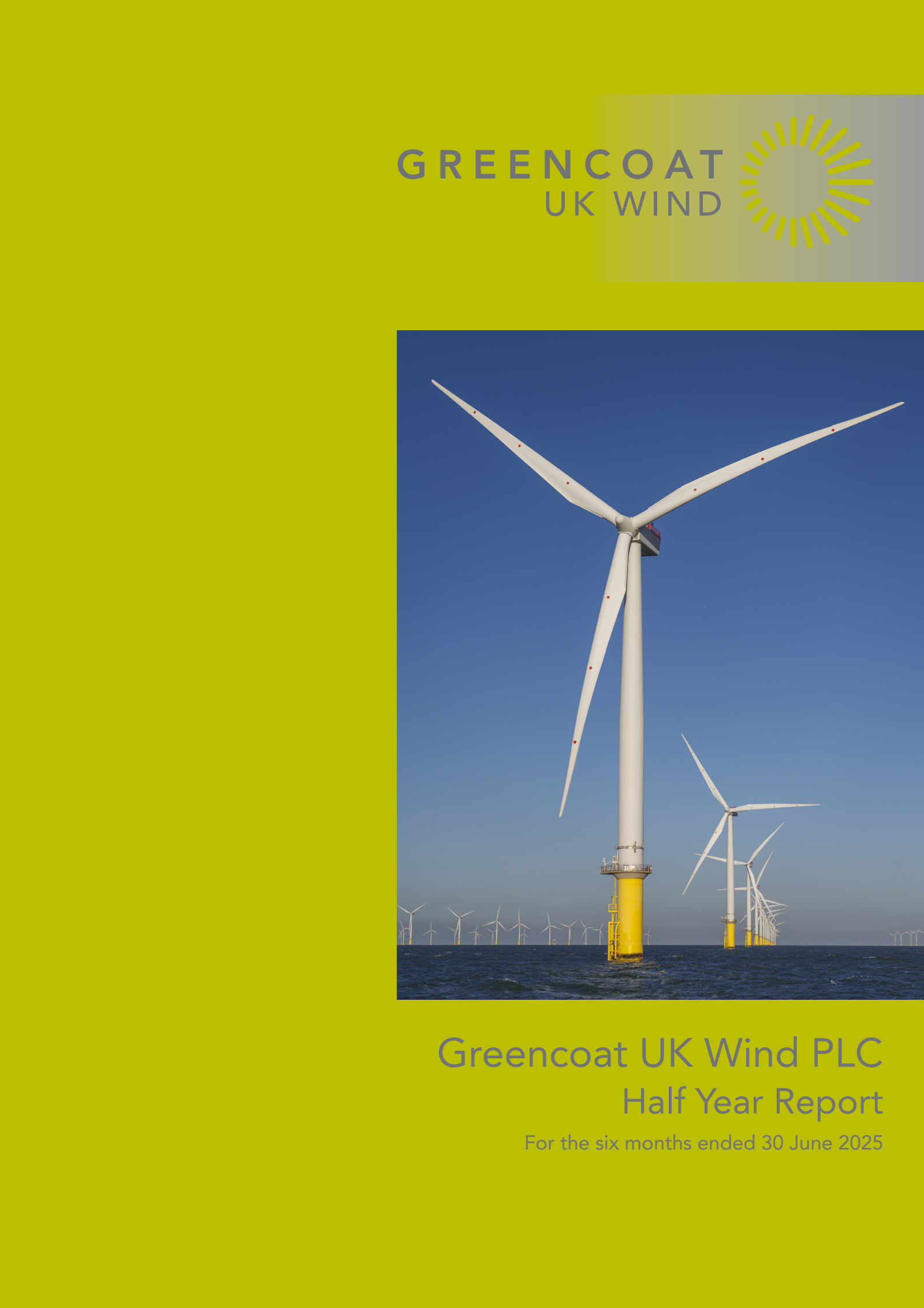 Greencoat UK Wind's H1 2025 Interim report