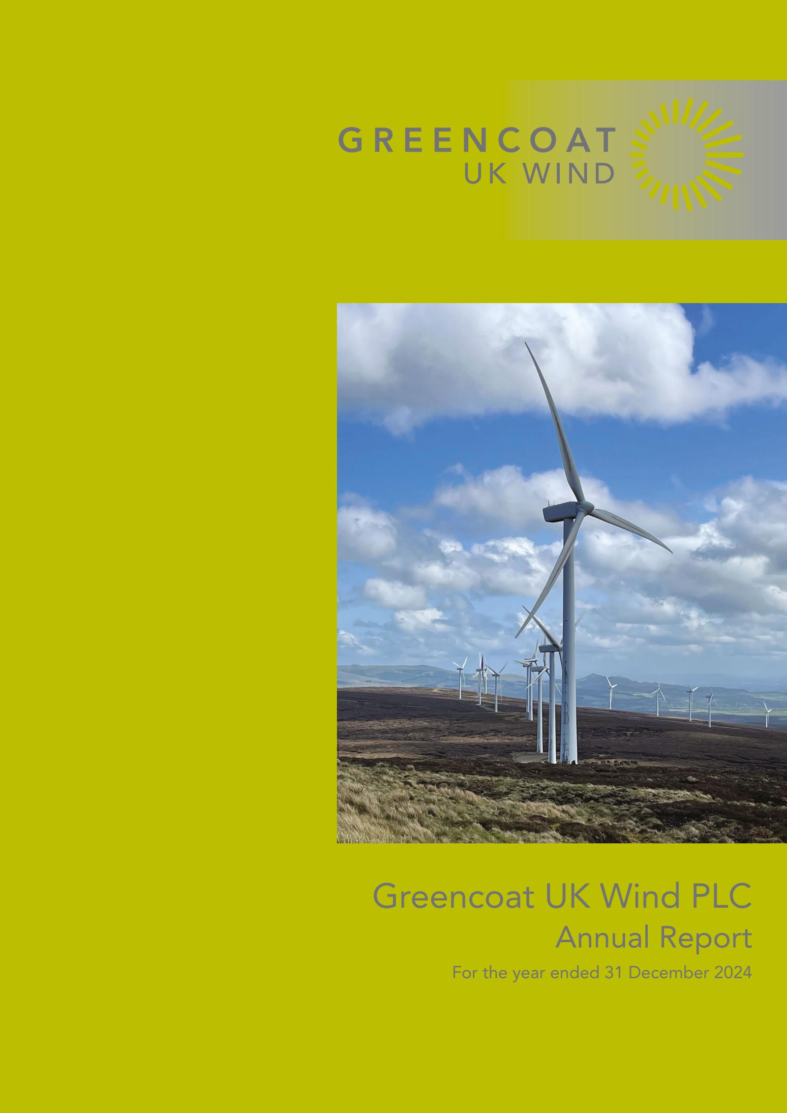 Greencoat UK Wind's H2 2024 Annual report