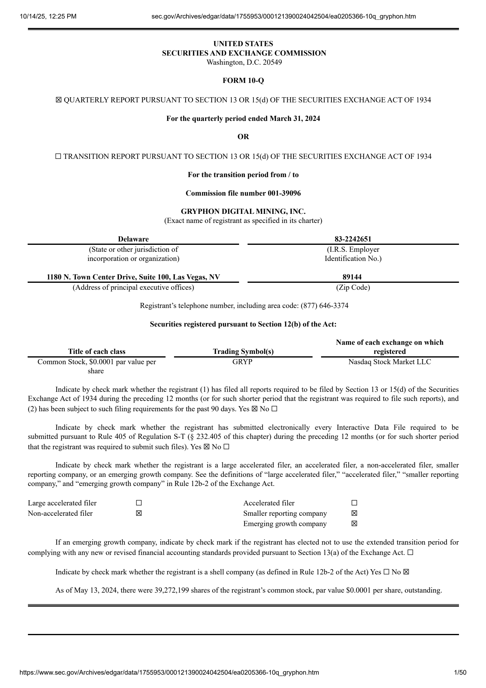 American Bitcoin's Q1 2024 Quarterly Report