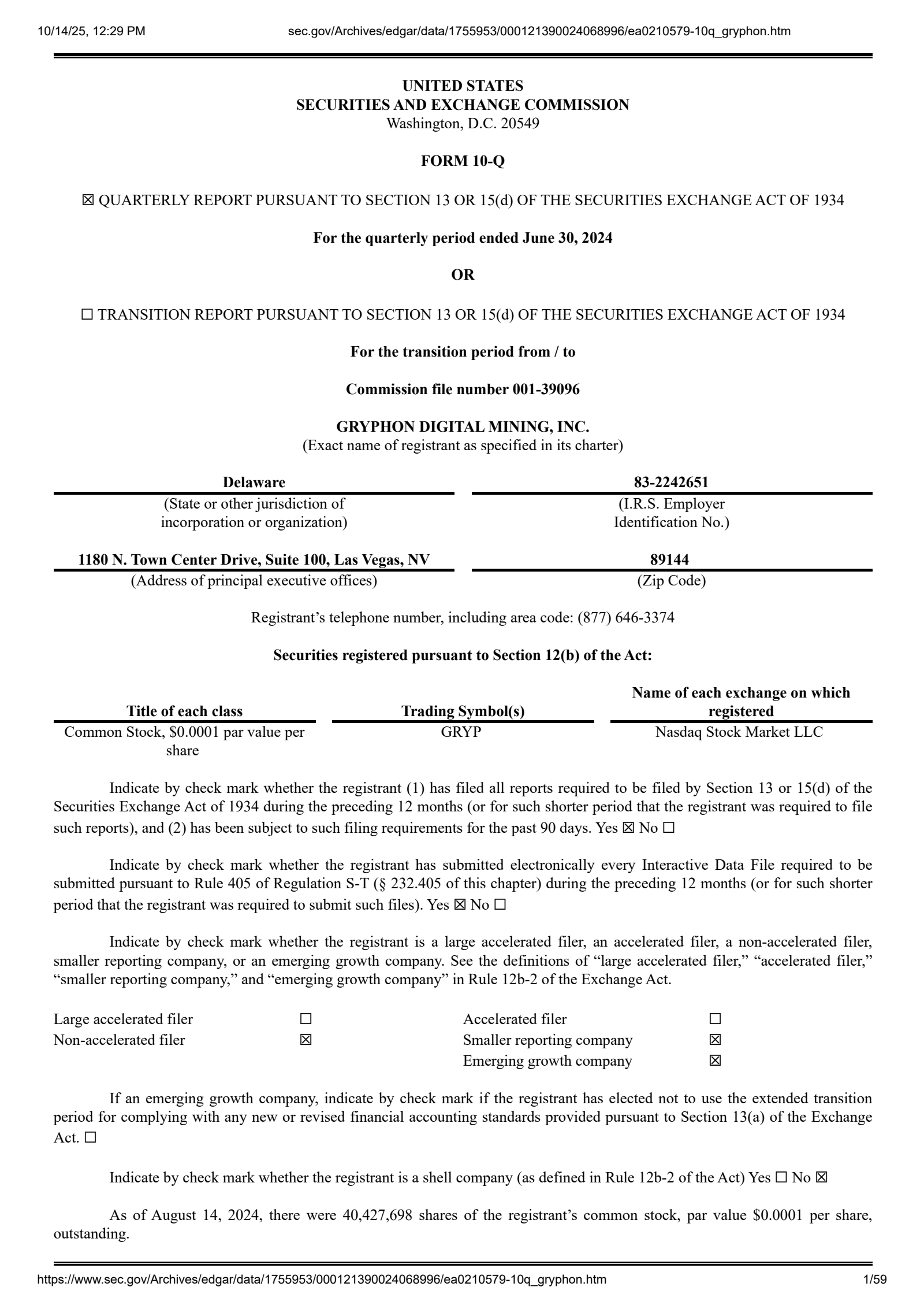 American Bitcoin's Q2 2024 Quarterly Report