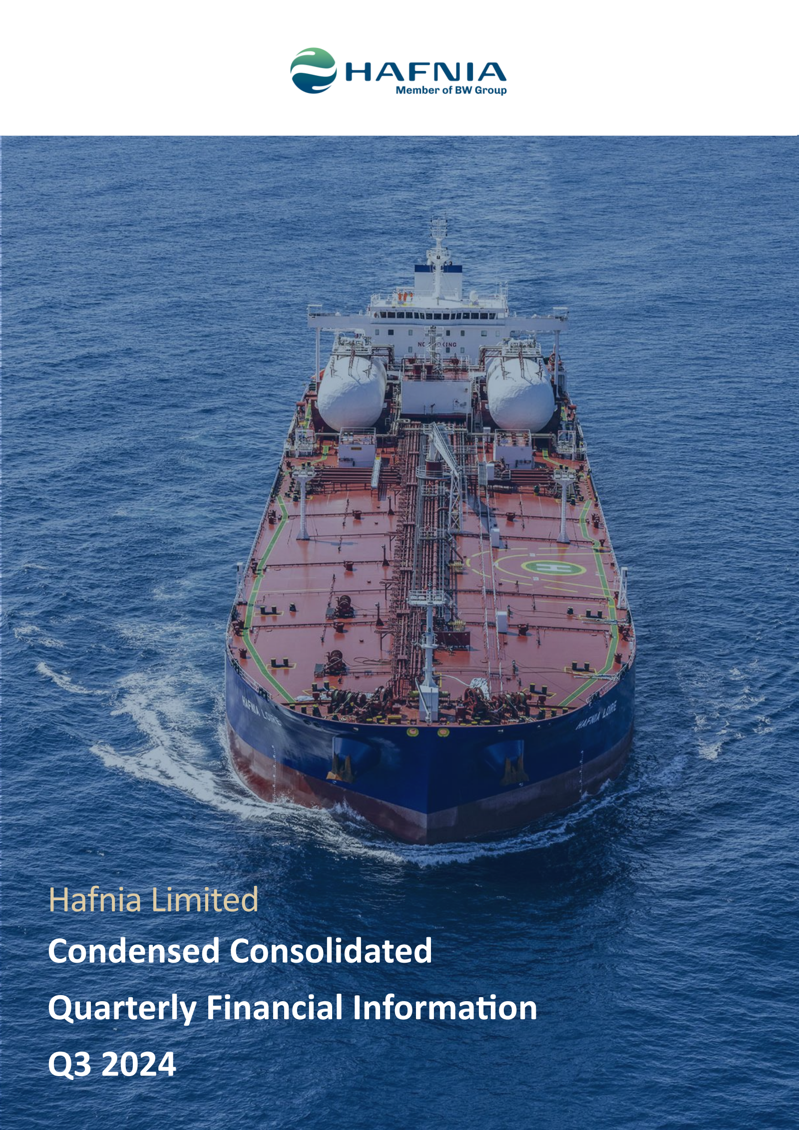 Hafnia's Q3 2024 Interim report