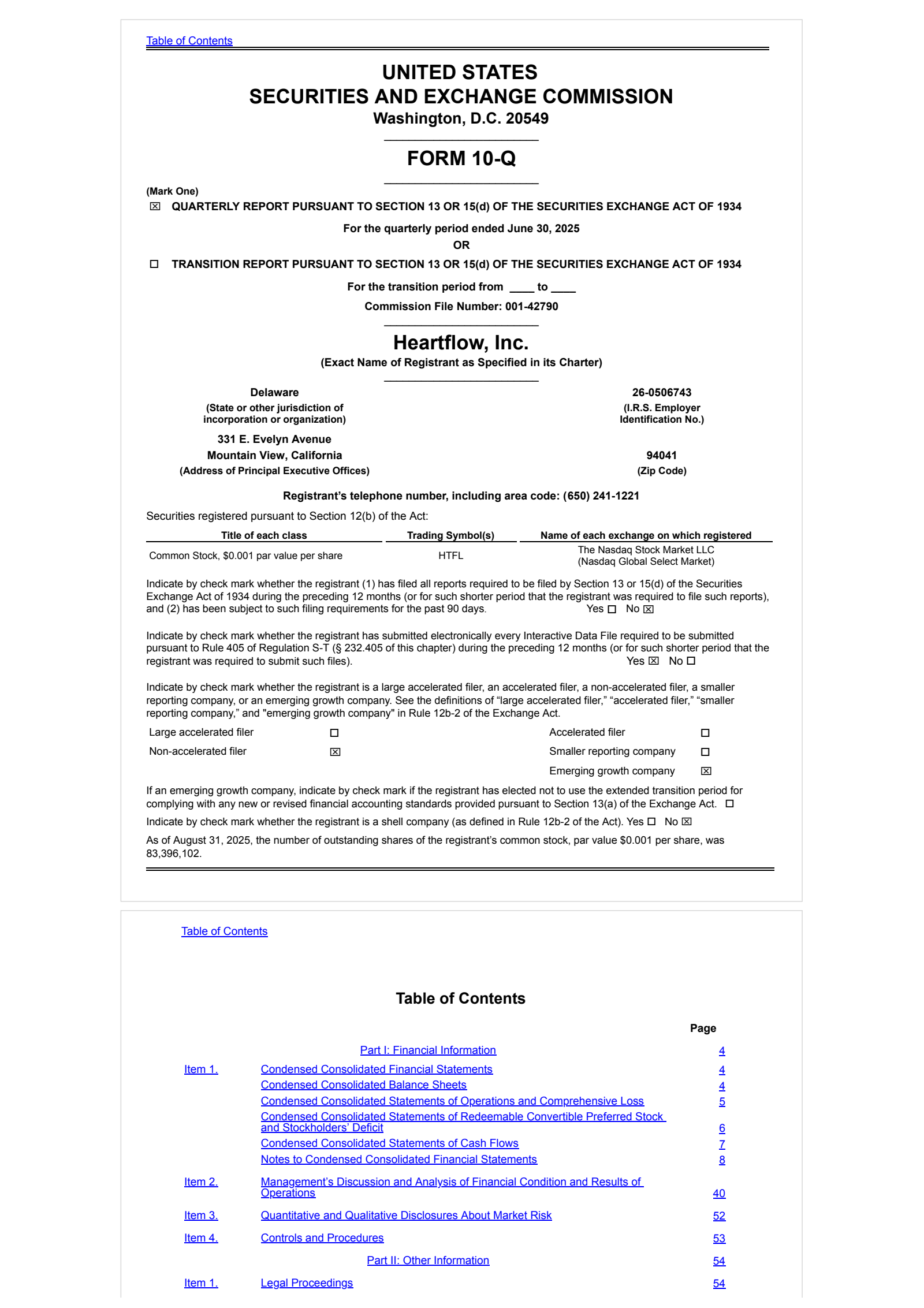 Heartflow's Q2 2025 Quarterly Report