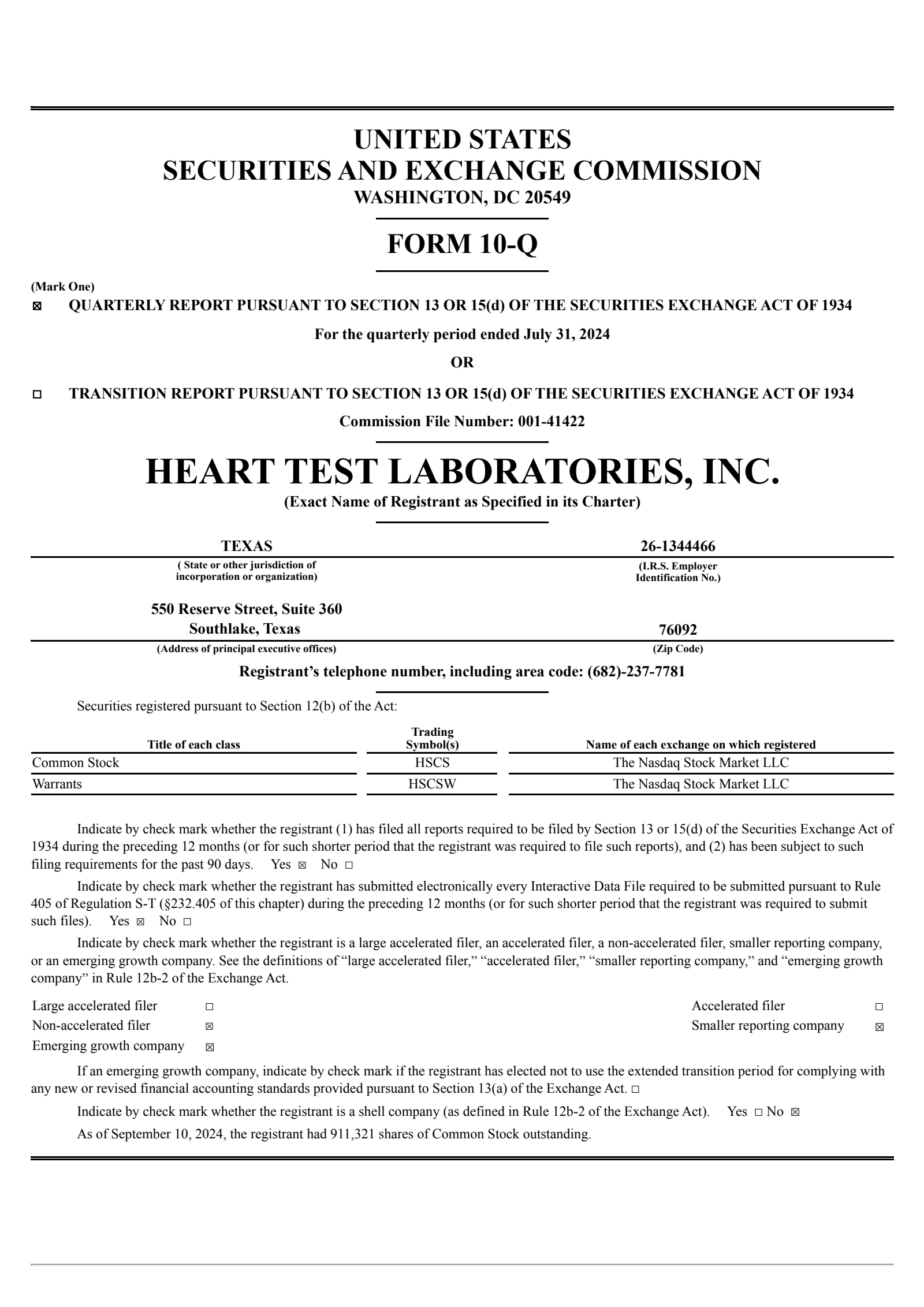 HeartSciences' Q1 2025 Quarterly report