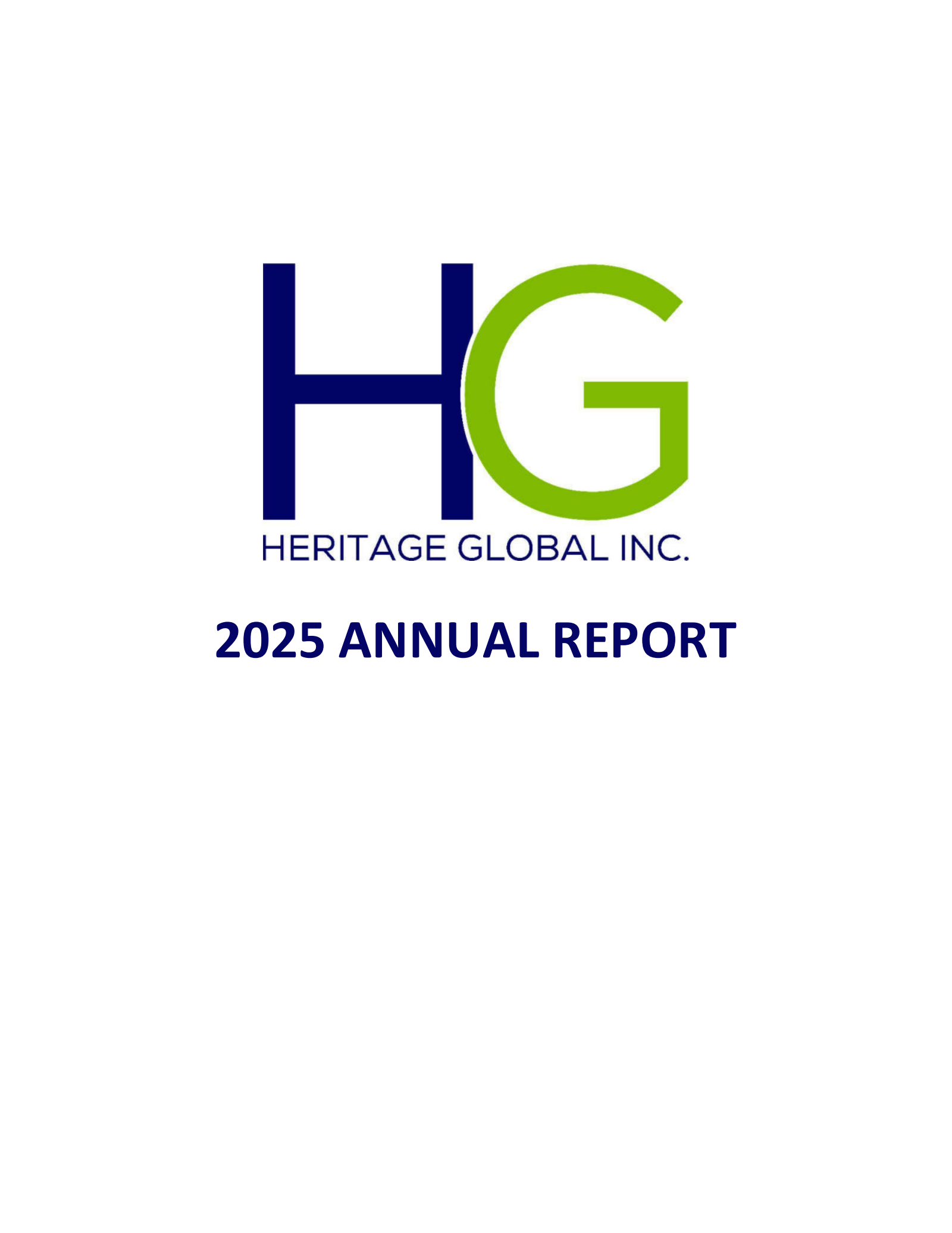 Heritage Global's Q4 2025 Annual report