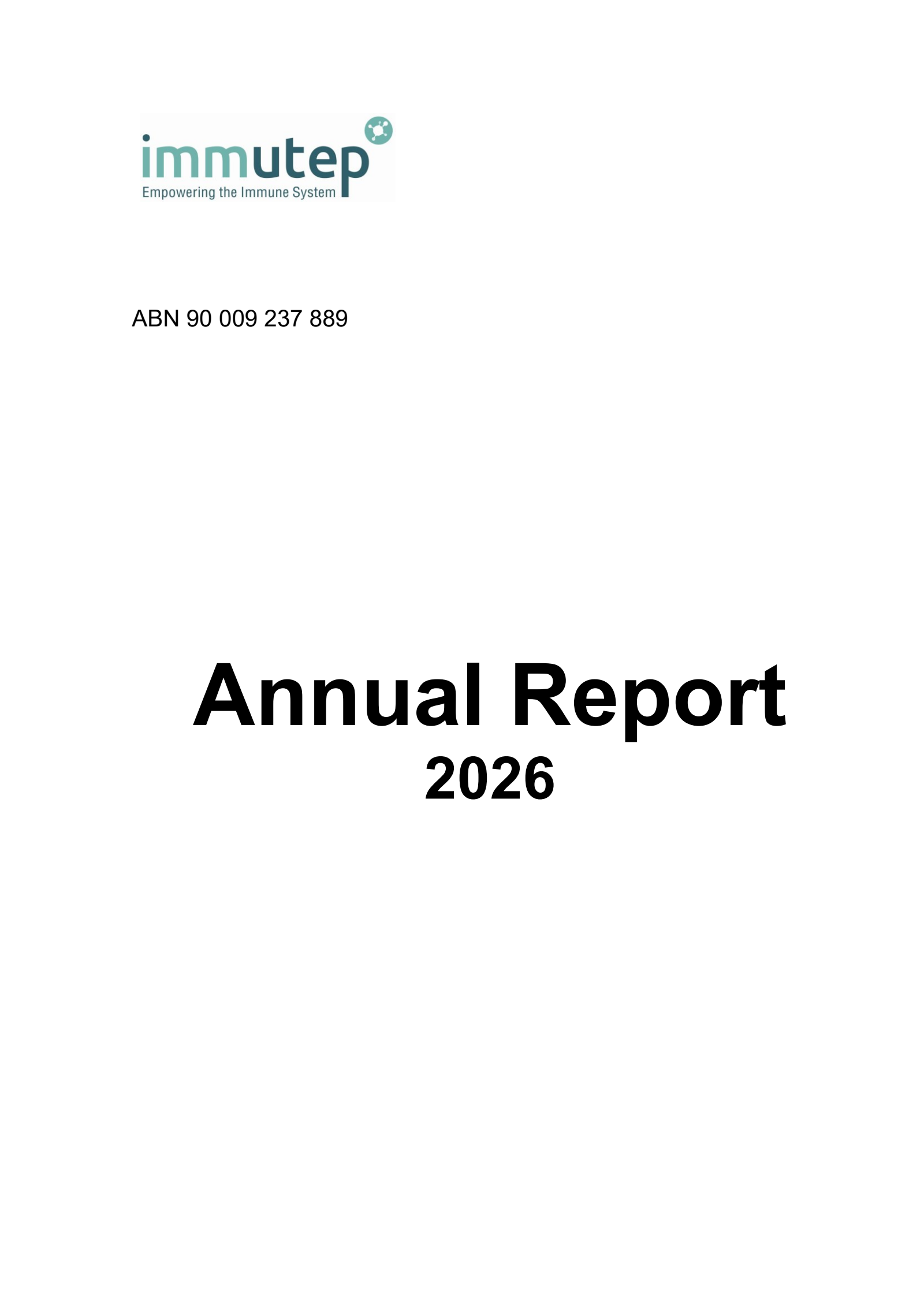 Prima BioMed's H2 2026 Annual report