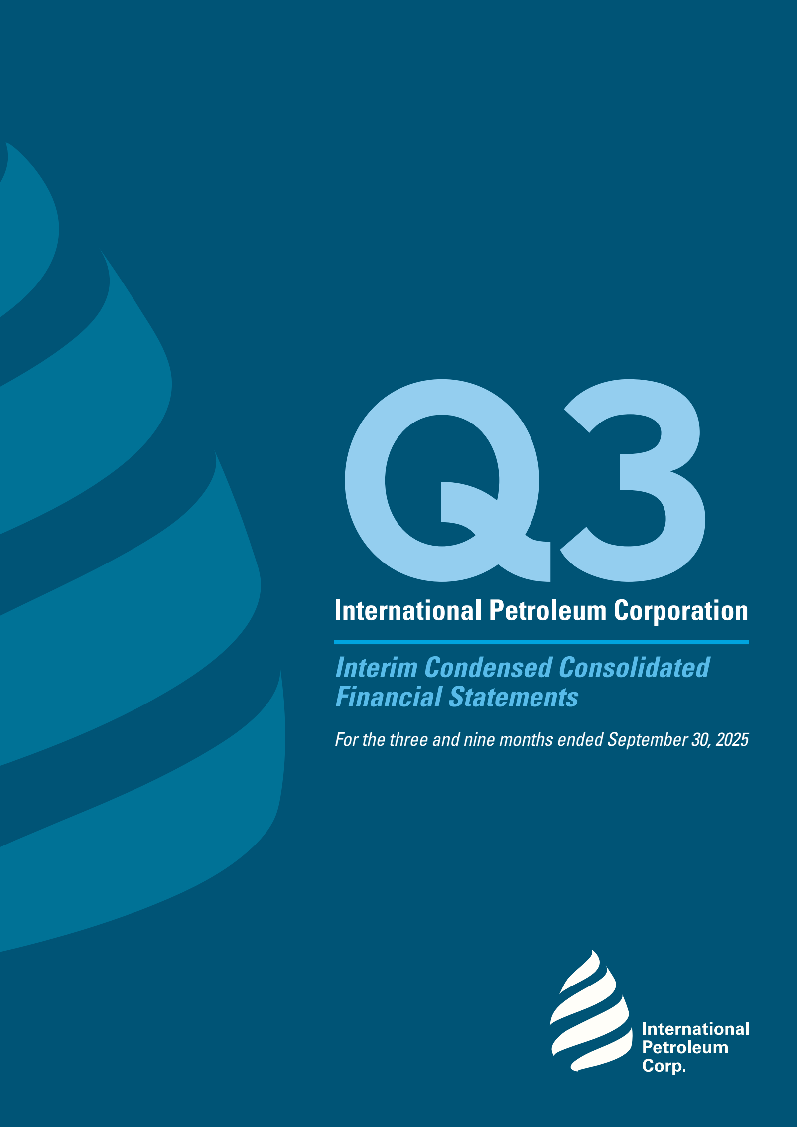 International Petroleum's Q3 2025 Interim Report