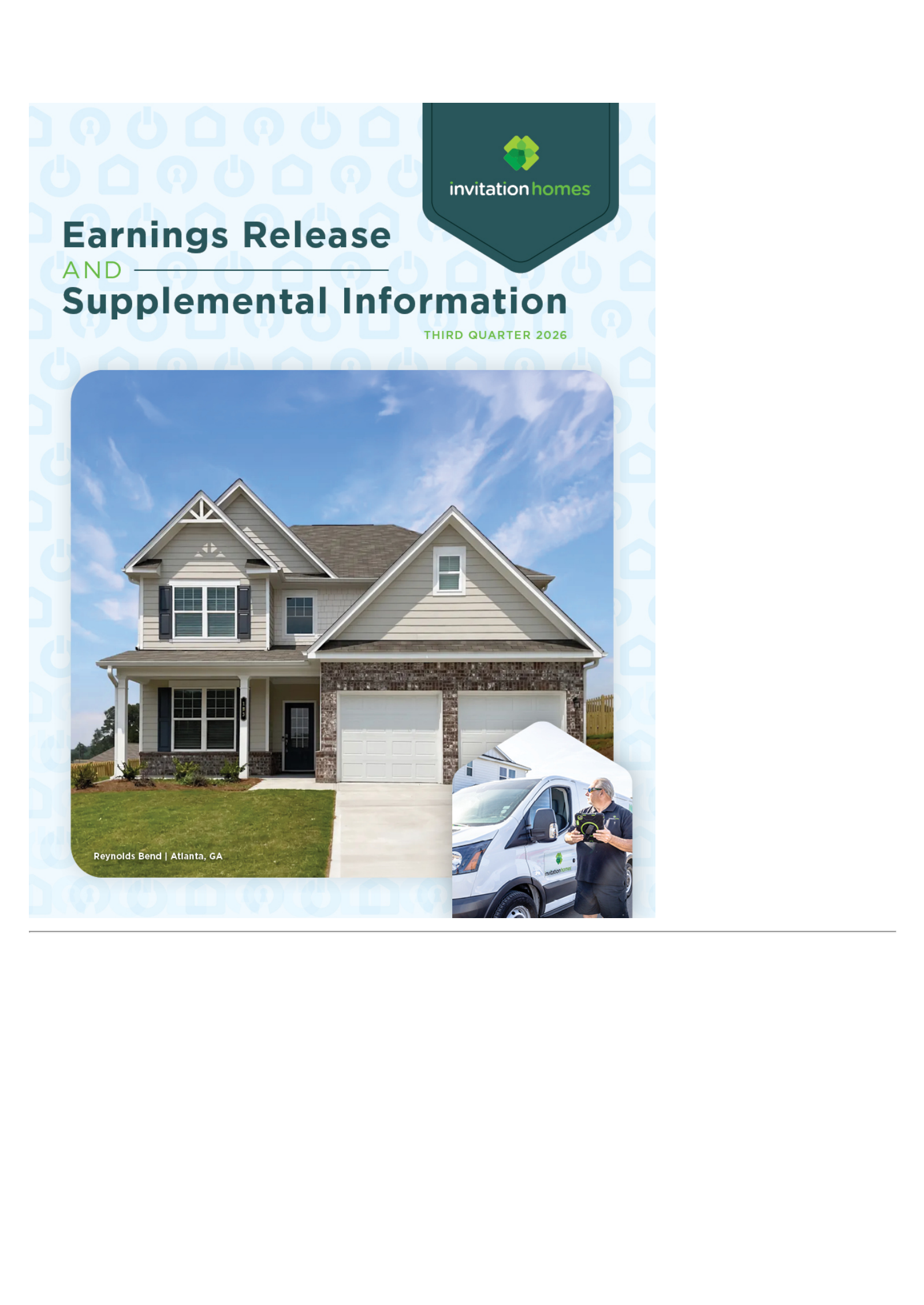 Invitation Homes' Q3 2026 Press Release