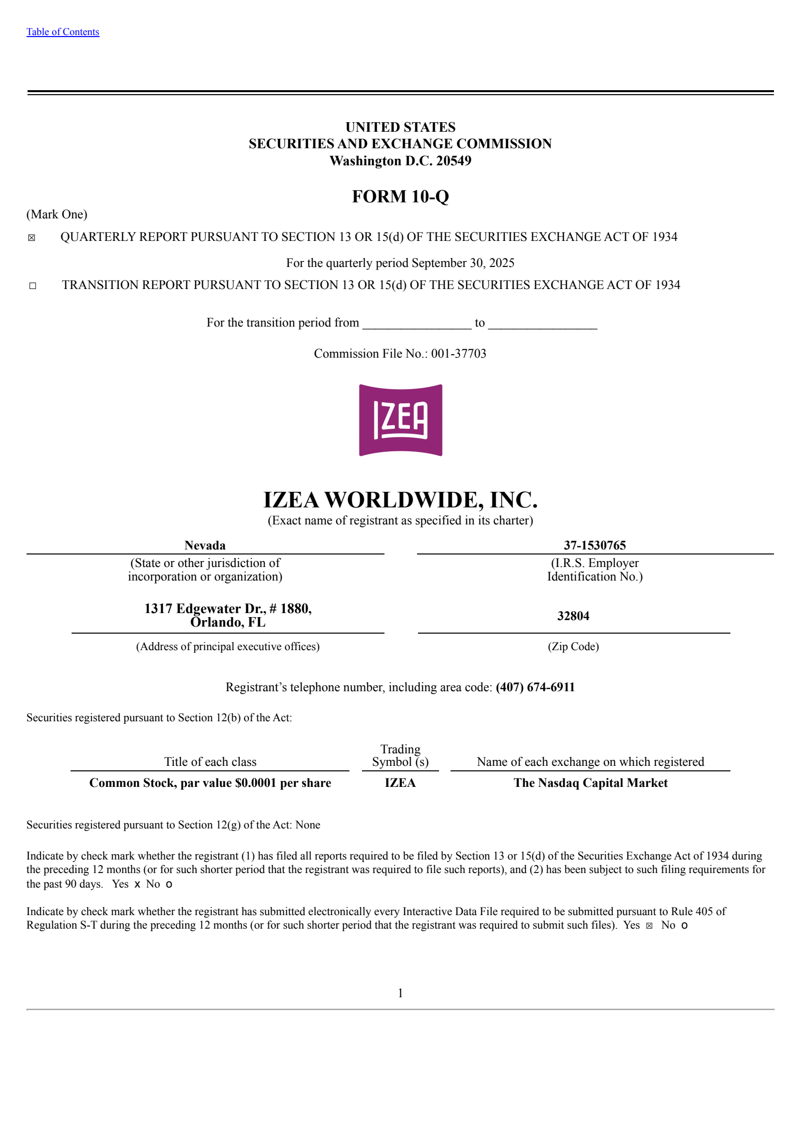 Izea Worldwide's Q3 2025 Quarterly Report
