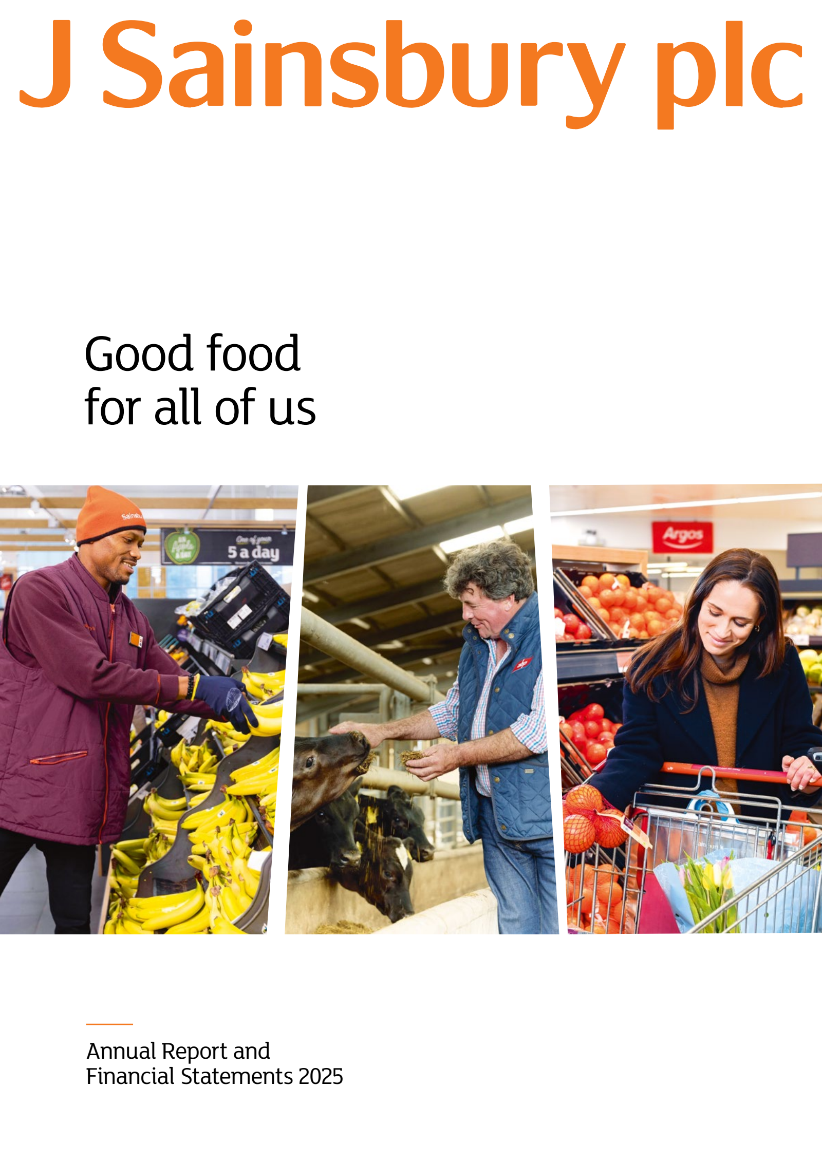 J Sainsbury's H2 24/25 Annual Report